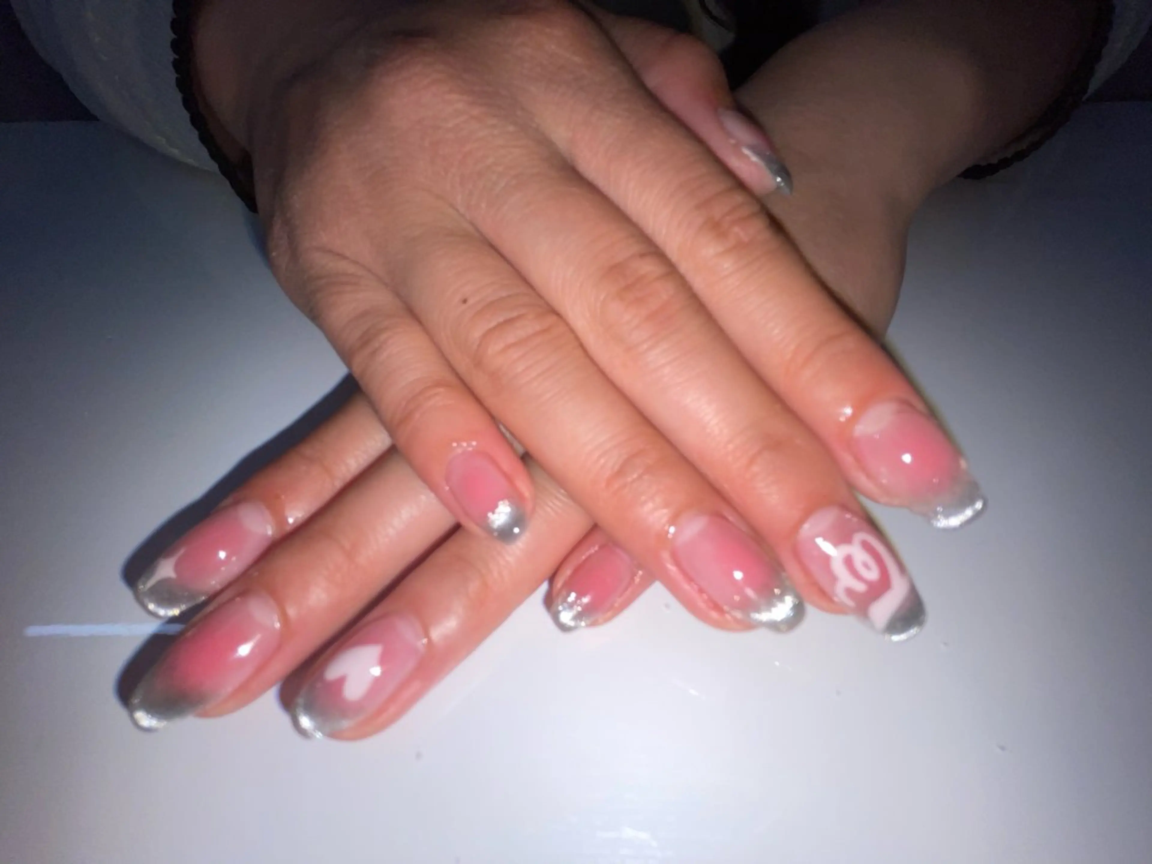 ネイル アートネイル フレンチネイル ジェルネイル グラデーション 韓国ネイル ハンドネイル WOLTOKYO池袋 ★chiakiのネイルデザイン