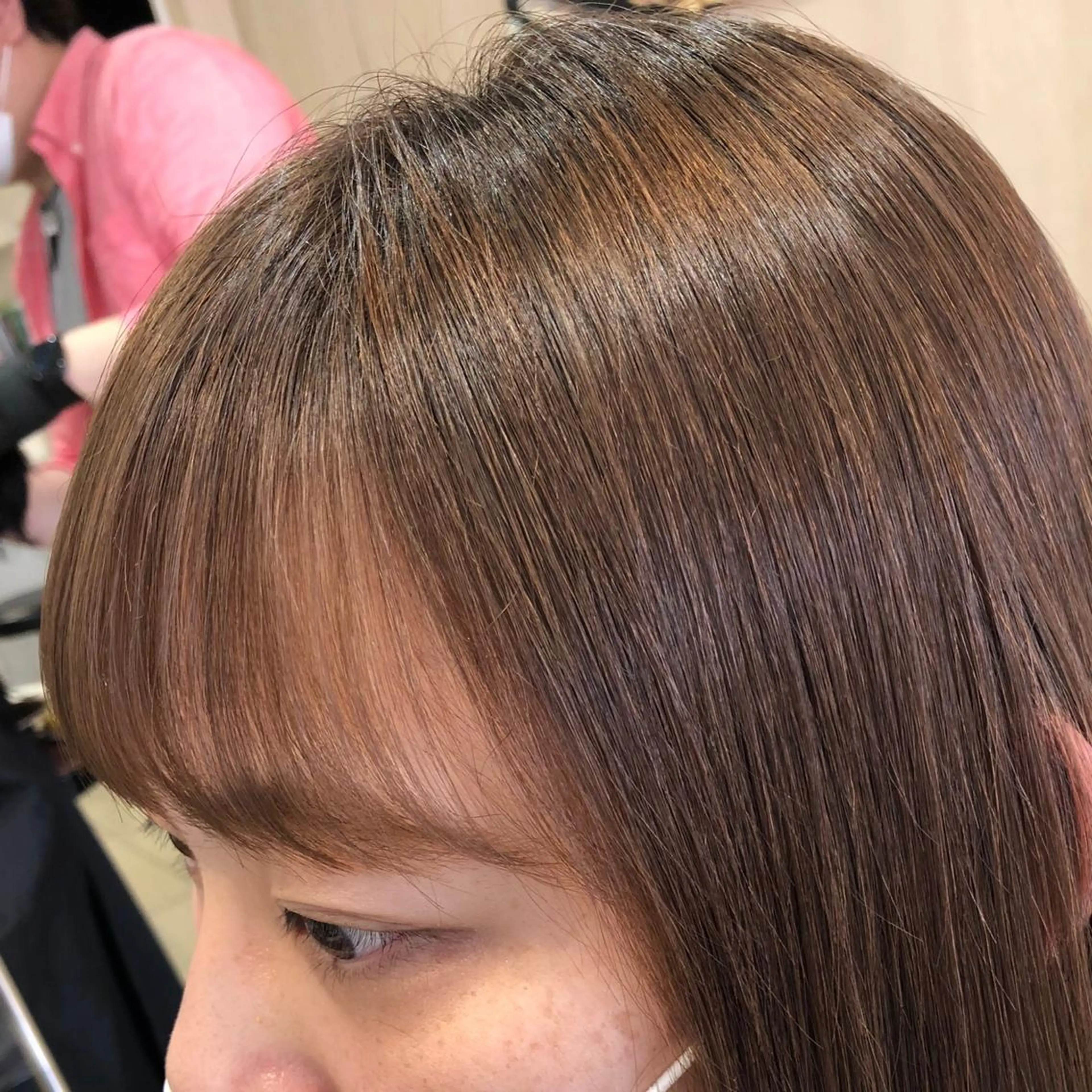 パーマ ストレートパーマ カット 縮毛矯正 カジサ ケイコのヘアスタイル