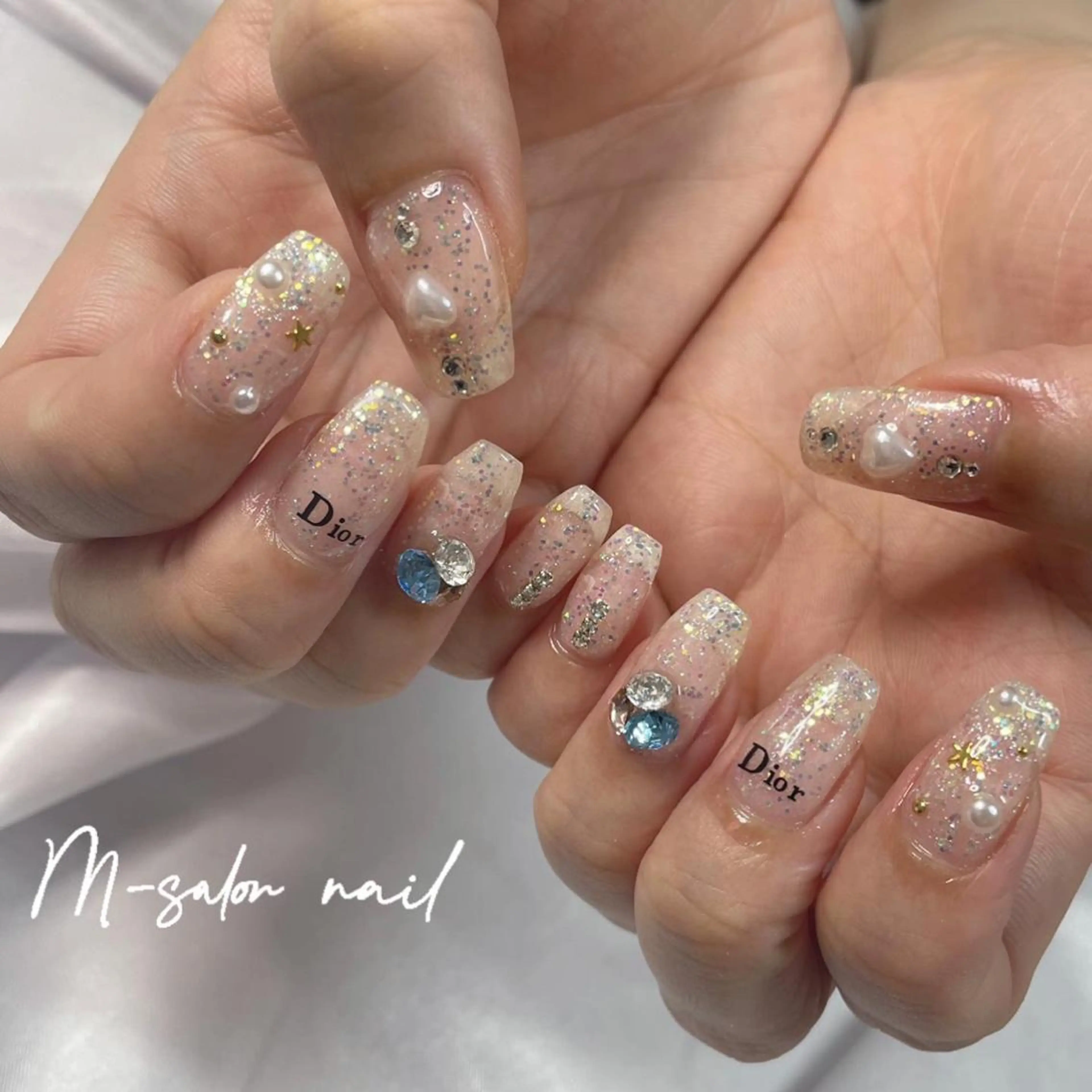 ネイル ハンドネイル 韓国/網紅/パーツ M-salonのネイルデザイン