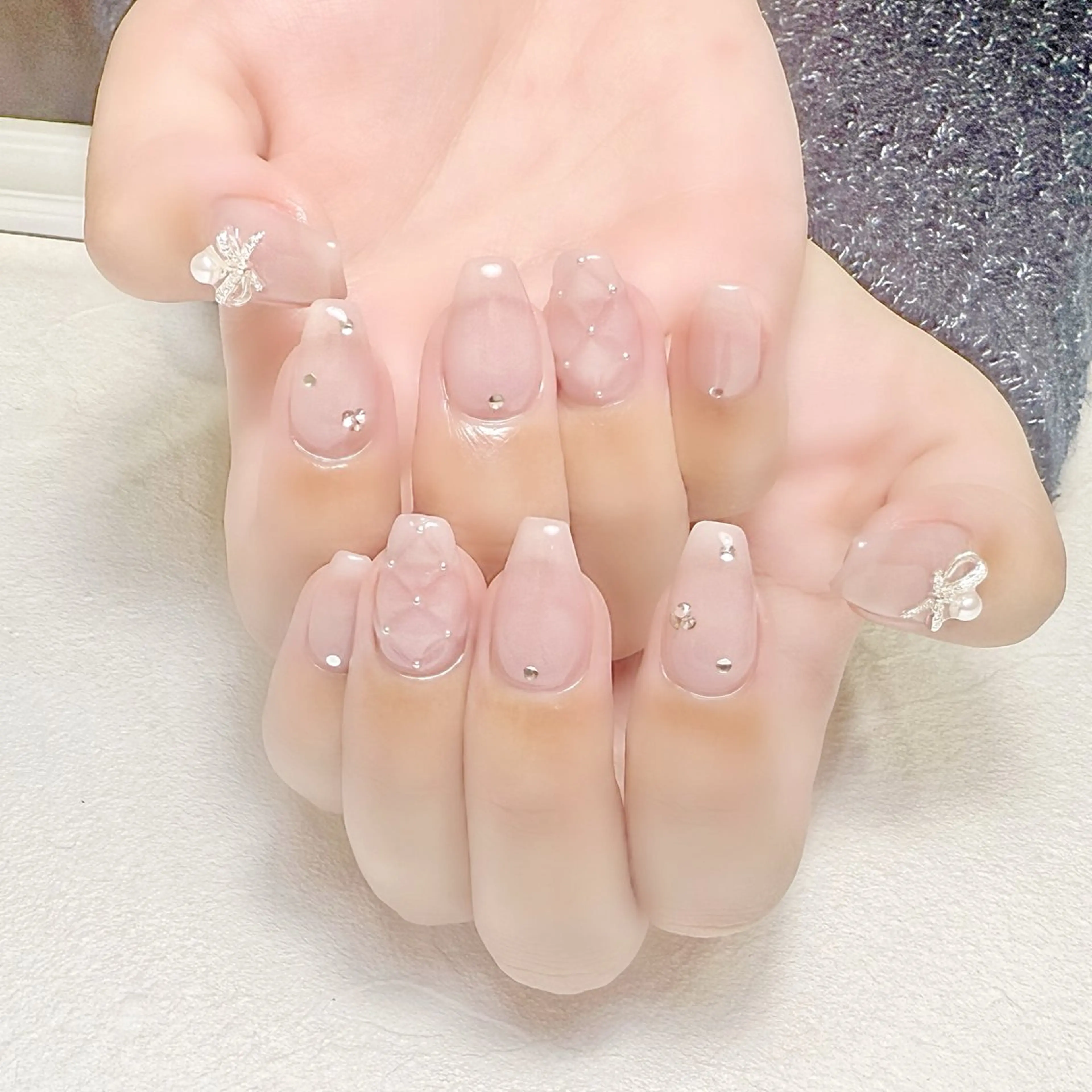 ネイル ピンク 春ネイル rouse nail RISATOのネイルデザイン