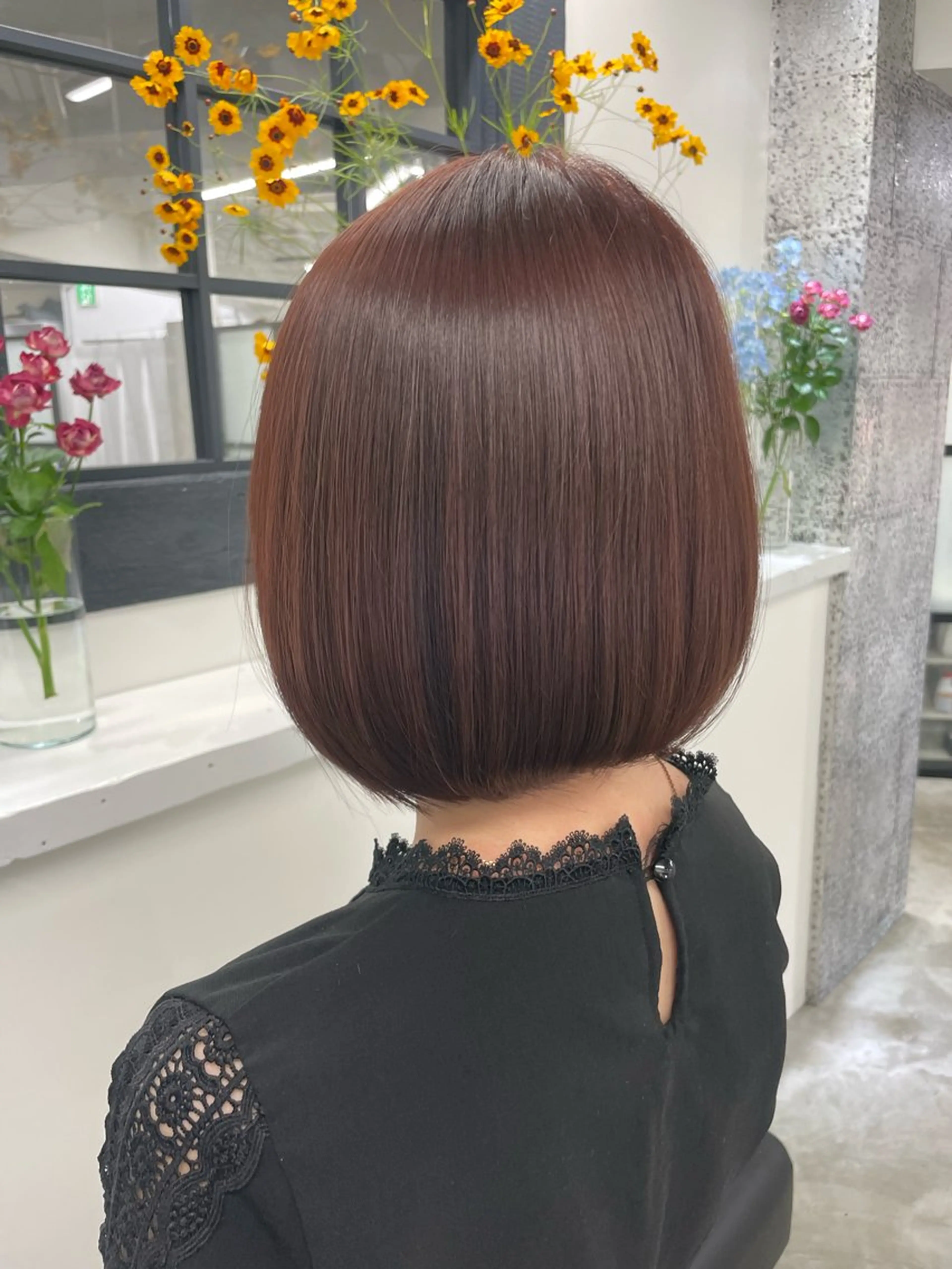 ショート ヘアカラー トリートメント soigné 表参道【ソワネ】所属・🖱️透明感カラー ×髪質改善Rikyuのヘアスタイル