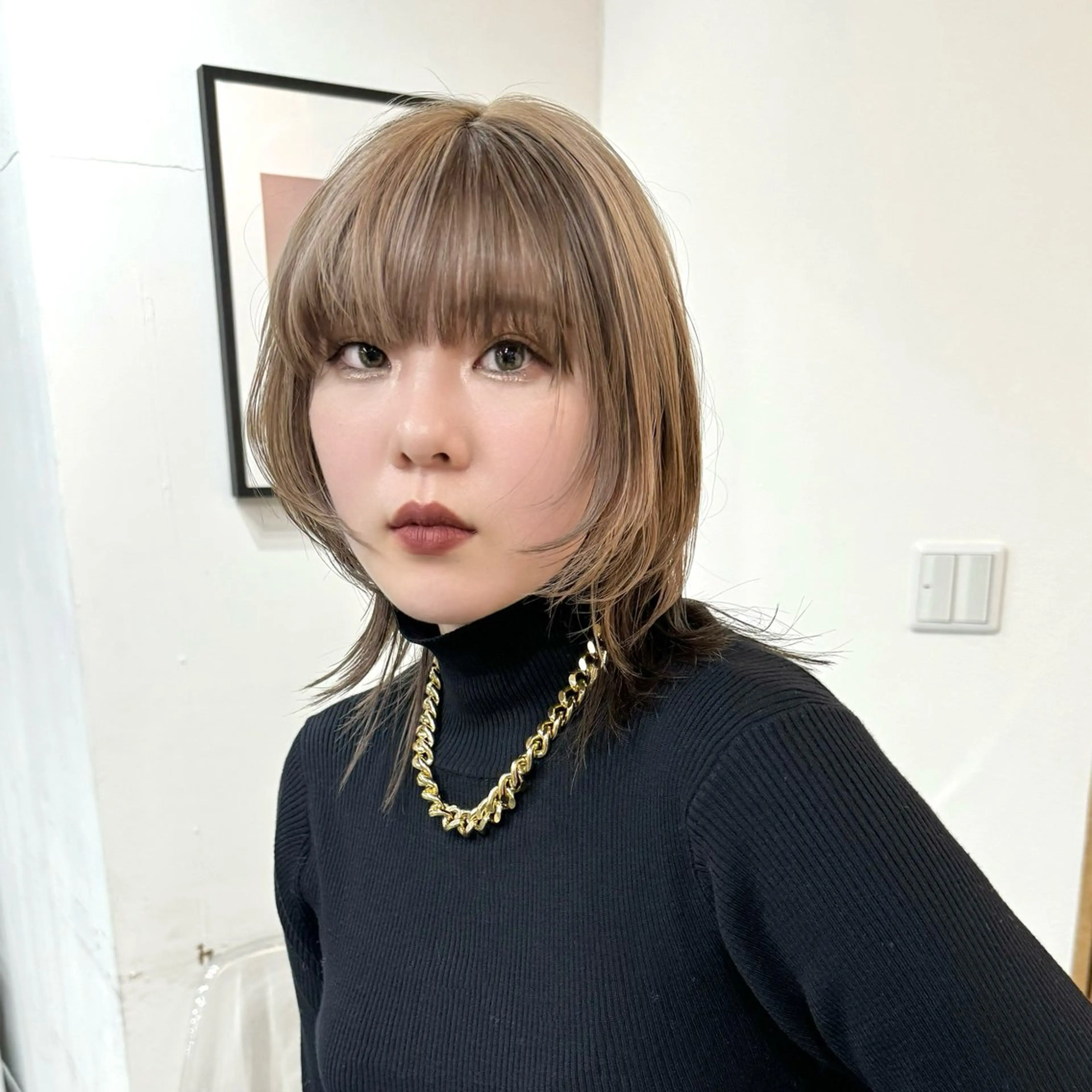 ショート カラー 透明感ワンカラー梅田 ダブルカラー/川上のヘアスタイル