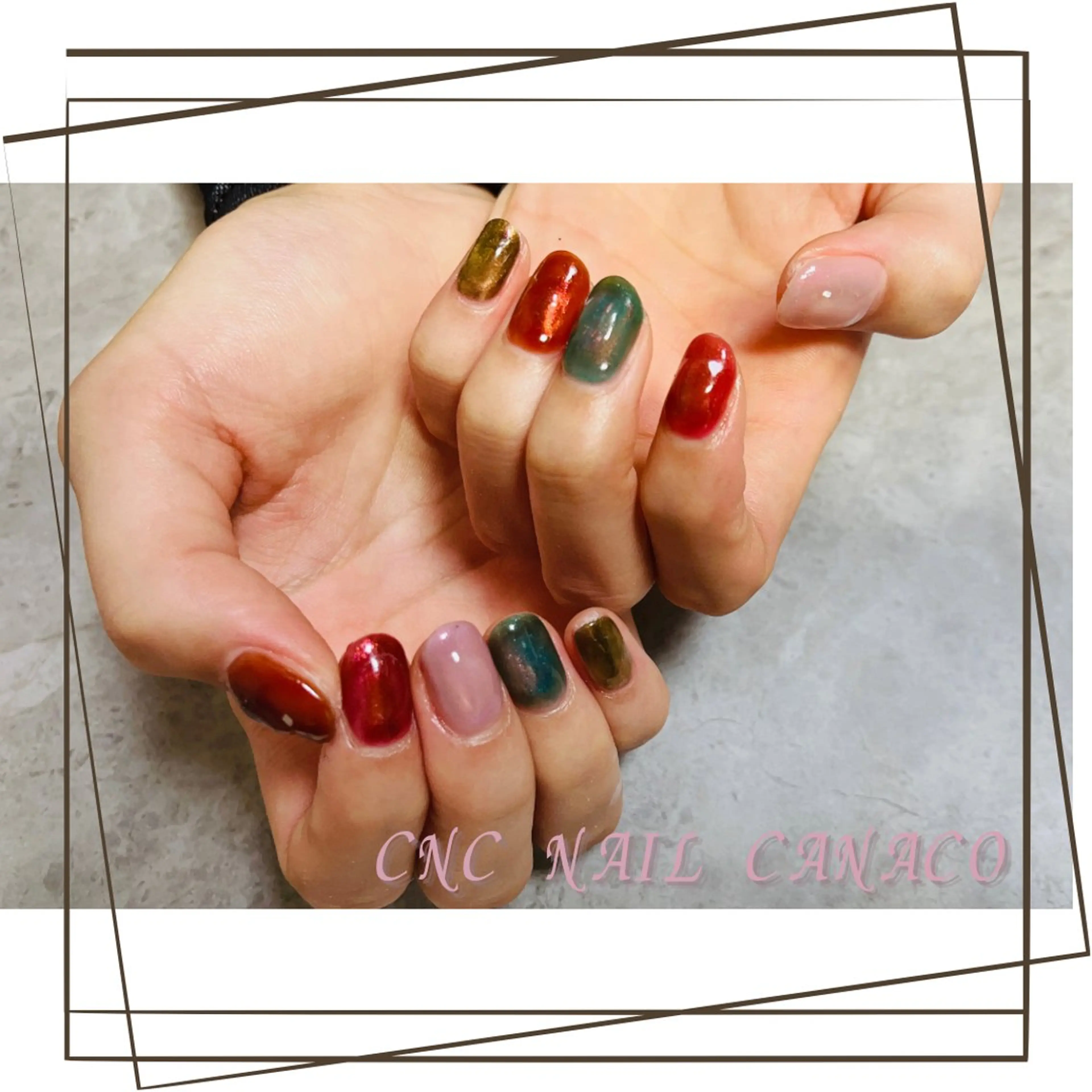 ネイル アートネイル 持ち込み ハンドネイル ハンドケア Felice所属・ベテランネイル cnc  nailのネイルデザイン