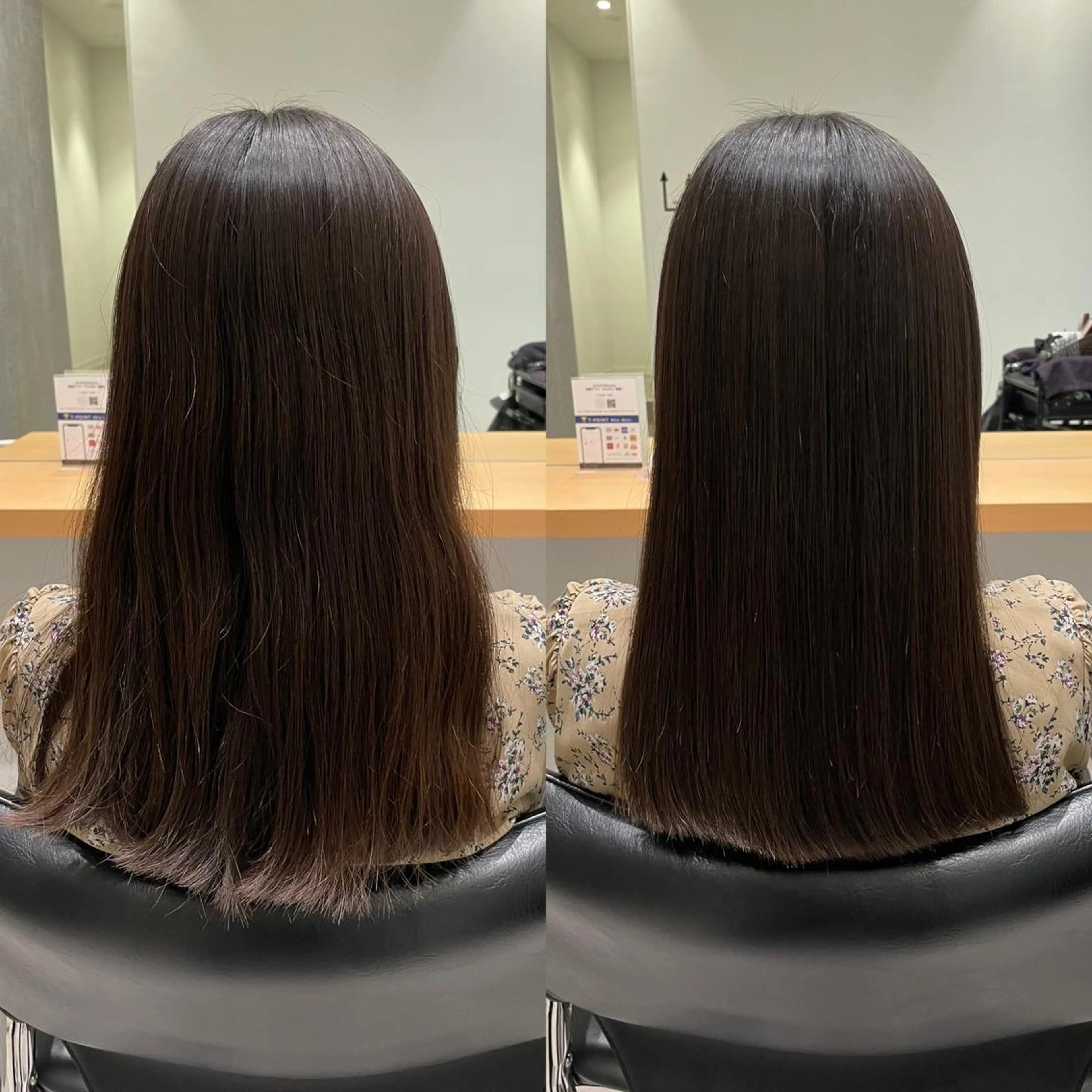 セミロング 髪質改善 トリートメント 酸熱トリートメント 髪質改善ヘアケア 艶髪特化/上田のヘアスタイル