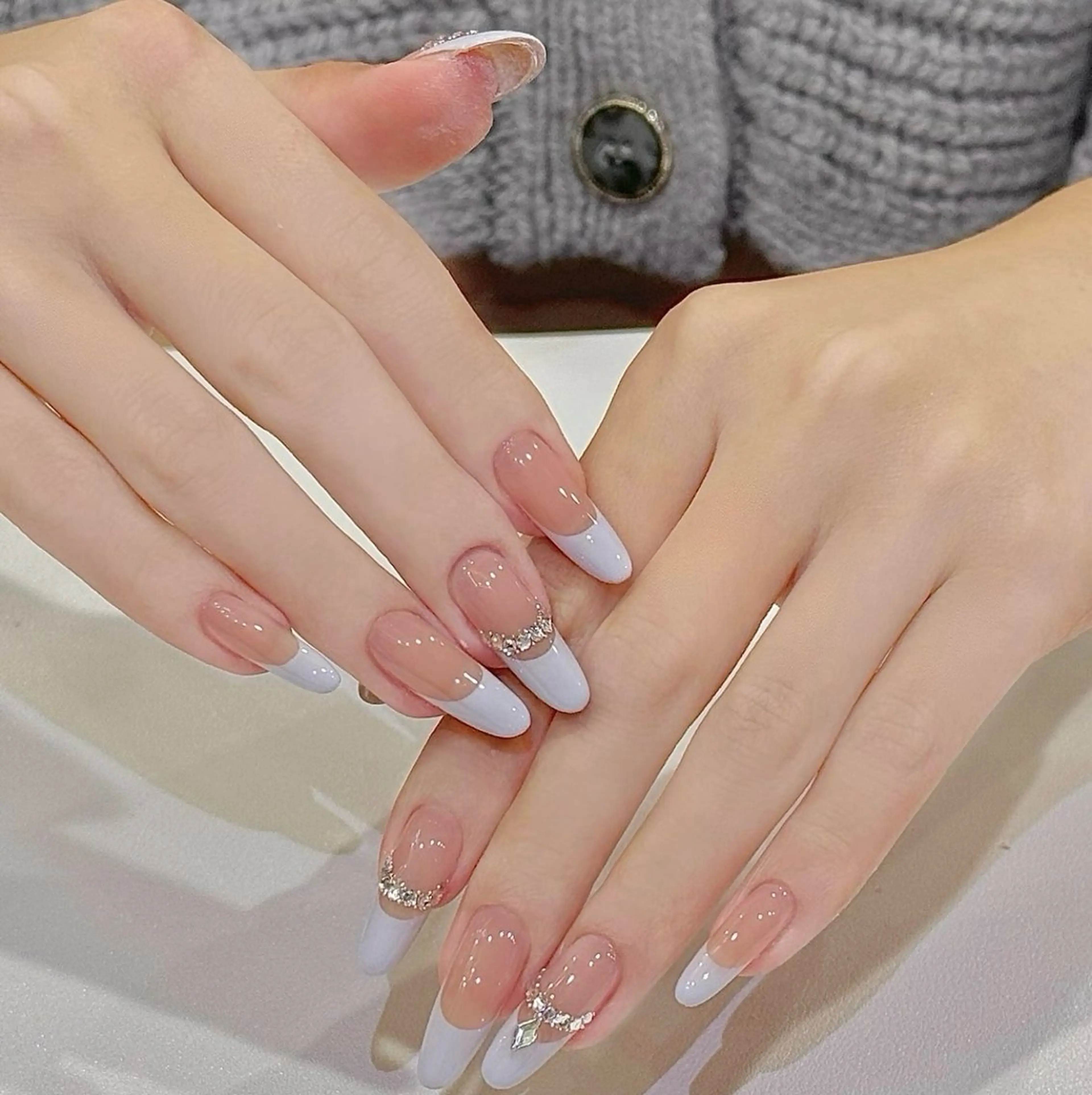 ネイル チークネイル フラワーネイル ガーリー 韓国ネイル マグネットネイル SunNail池袋駅 ワンホンネイルのネイルデザイン