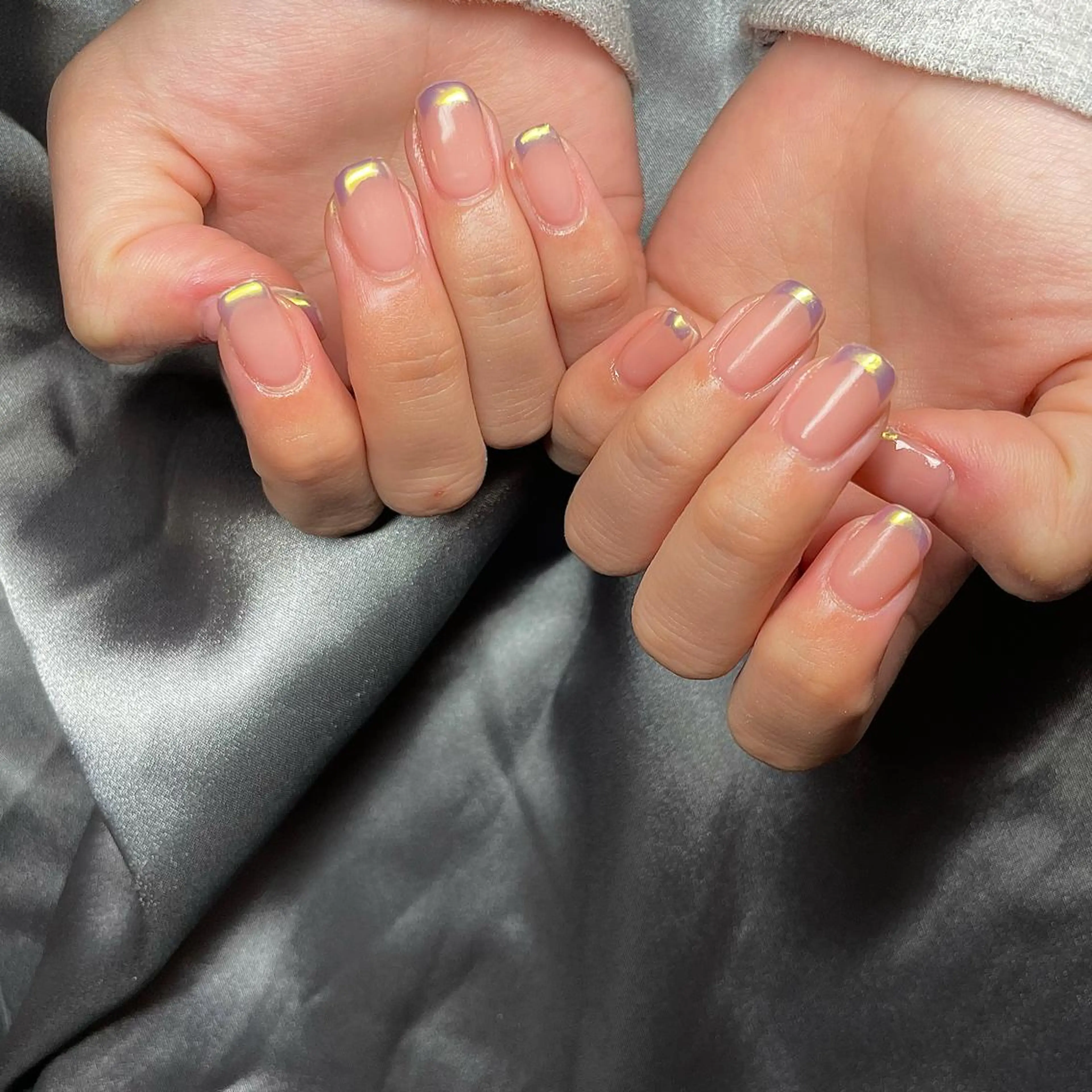 ミディアム カラー パーマ ヘアアレンジ メンズ キッズ ネイル マツエク・マツパ アイブロウ オーロラネイル フレンチネイル ハンドネイル ハンドケア nail&eye Aoのマツエク・マツパデザイン