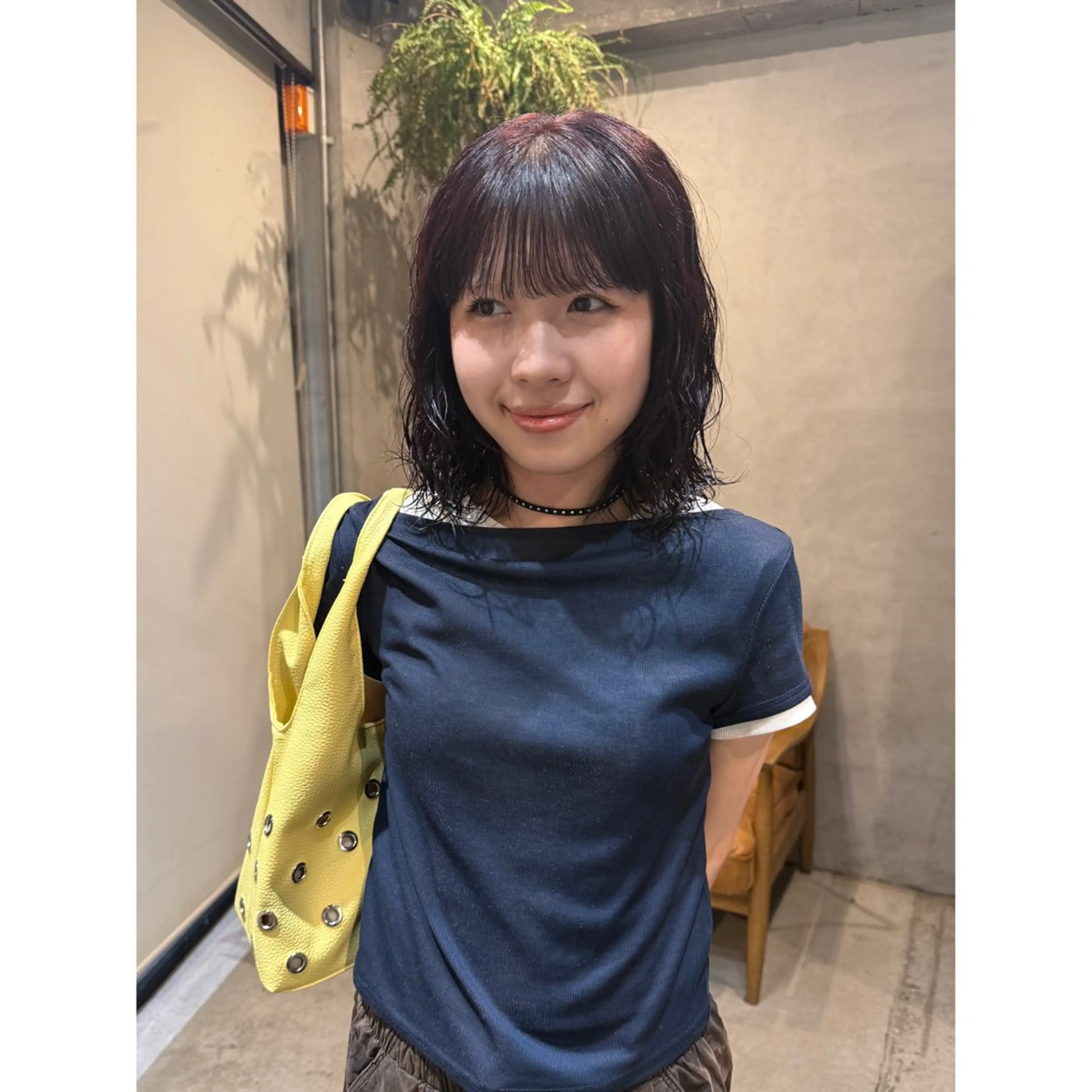 カラー 平野 美羽 /ボブカットモデルのヘアスタイル