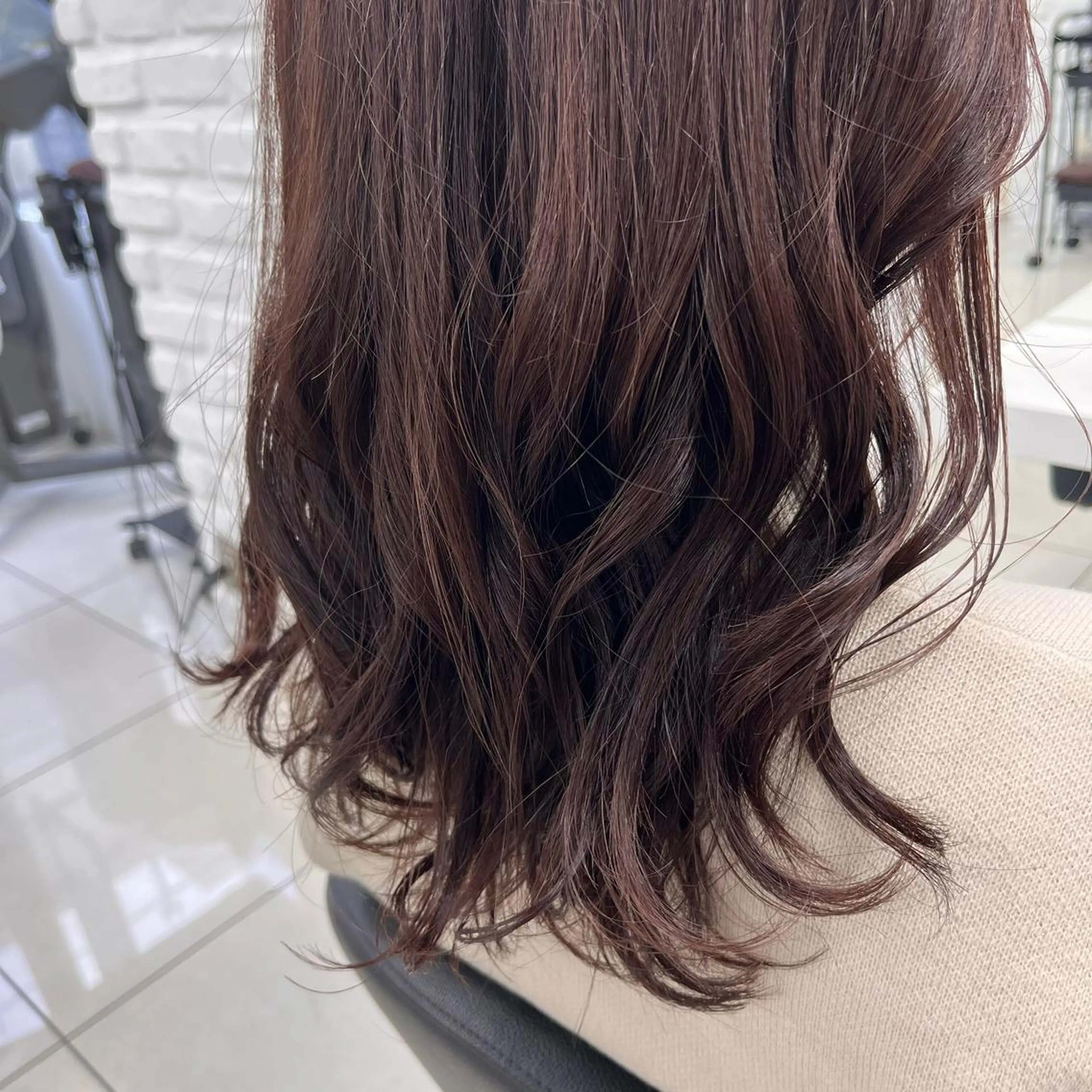 ミディアム ピンクブラウン メンズヘア専門🦊 RYOKAのヘアスタイル