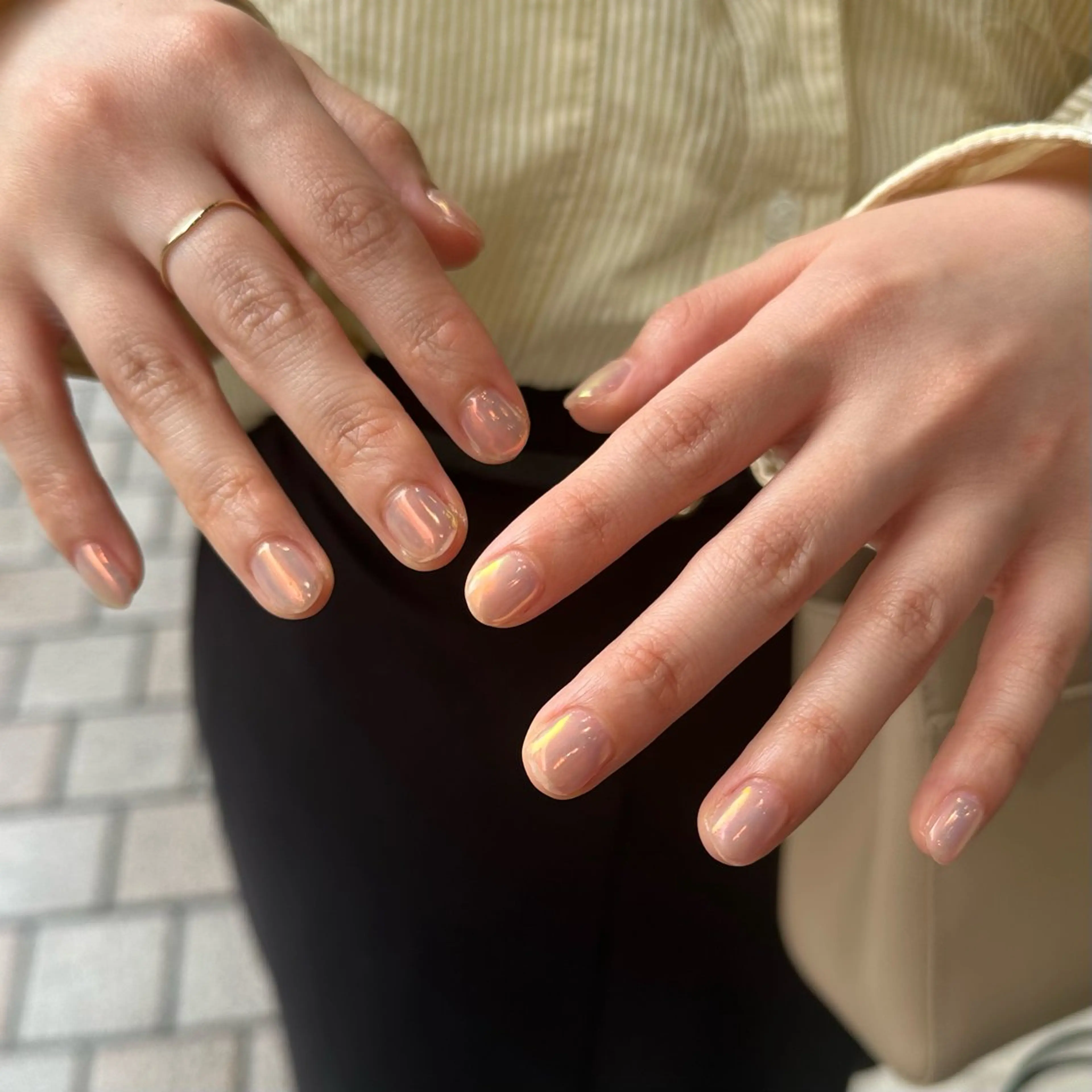 ネイル オーロラネイル ハンドネイル nanaco/ 大分府内町ネイルのネイルデザイン