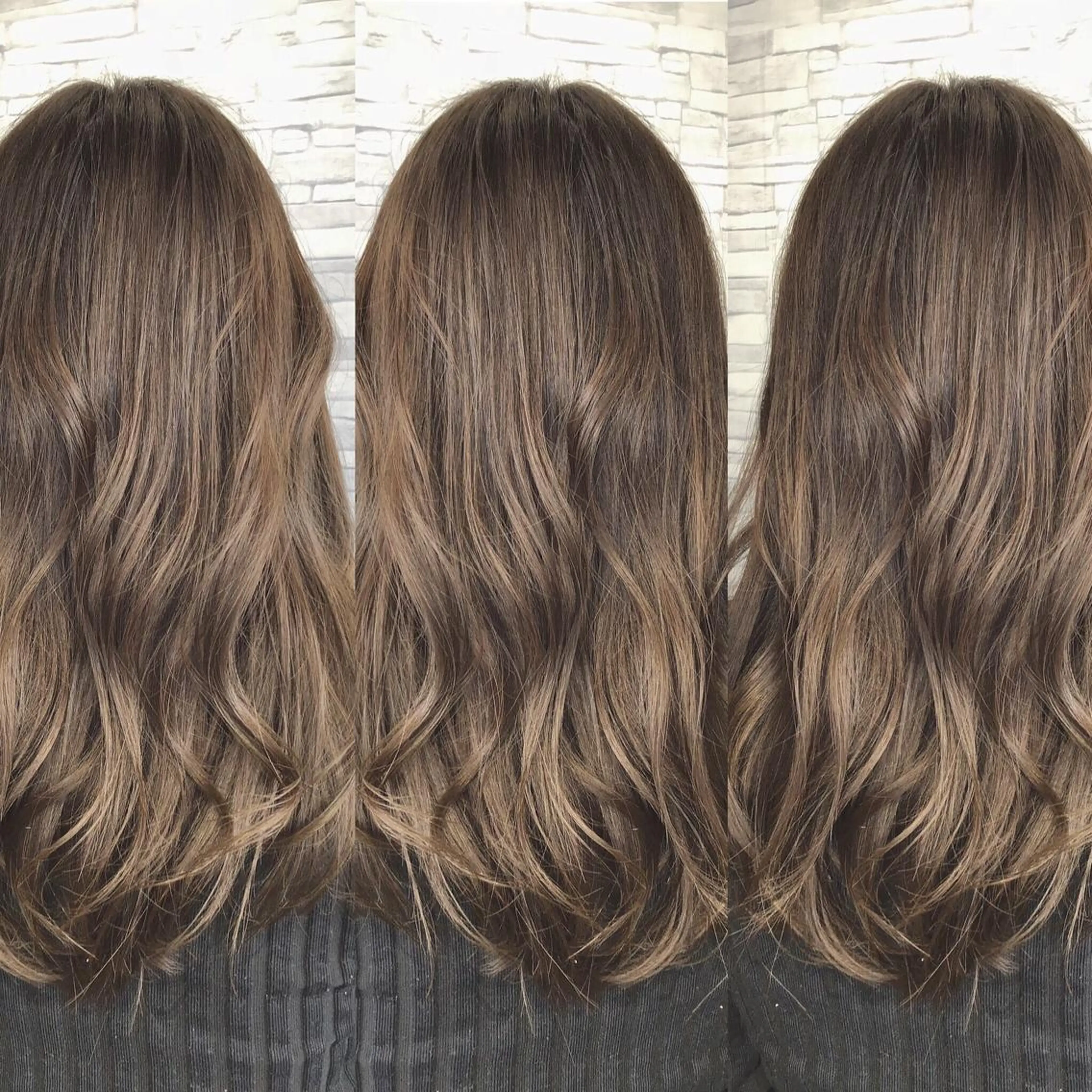 セミロング 福森 みずきのヘアスタイル