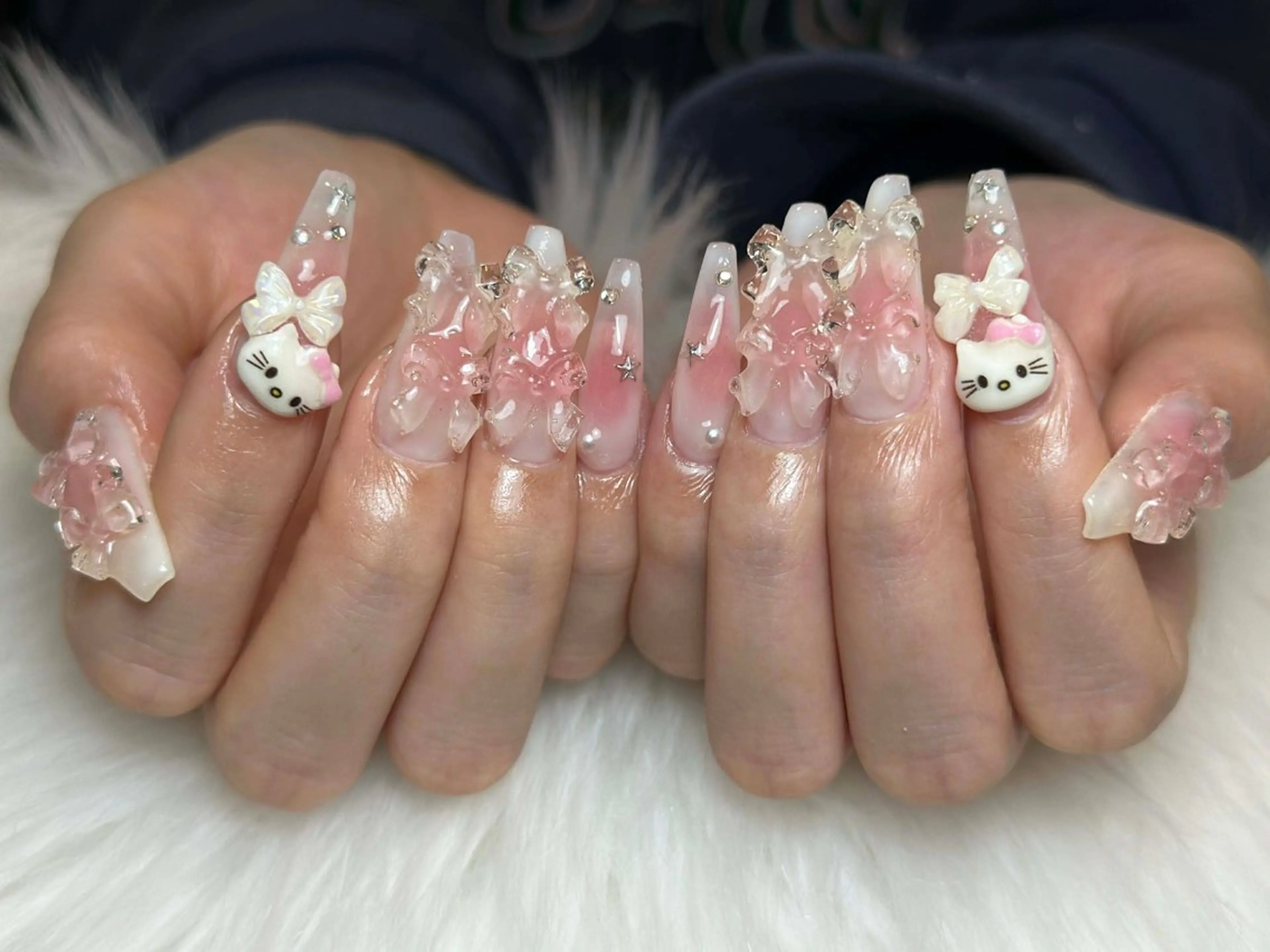 ネイル アートネイル 成人式 ジェルネイル ニュアンスネイル 夏ネイル ハンドネイル Jenn Nail Salonのネイルデザイン