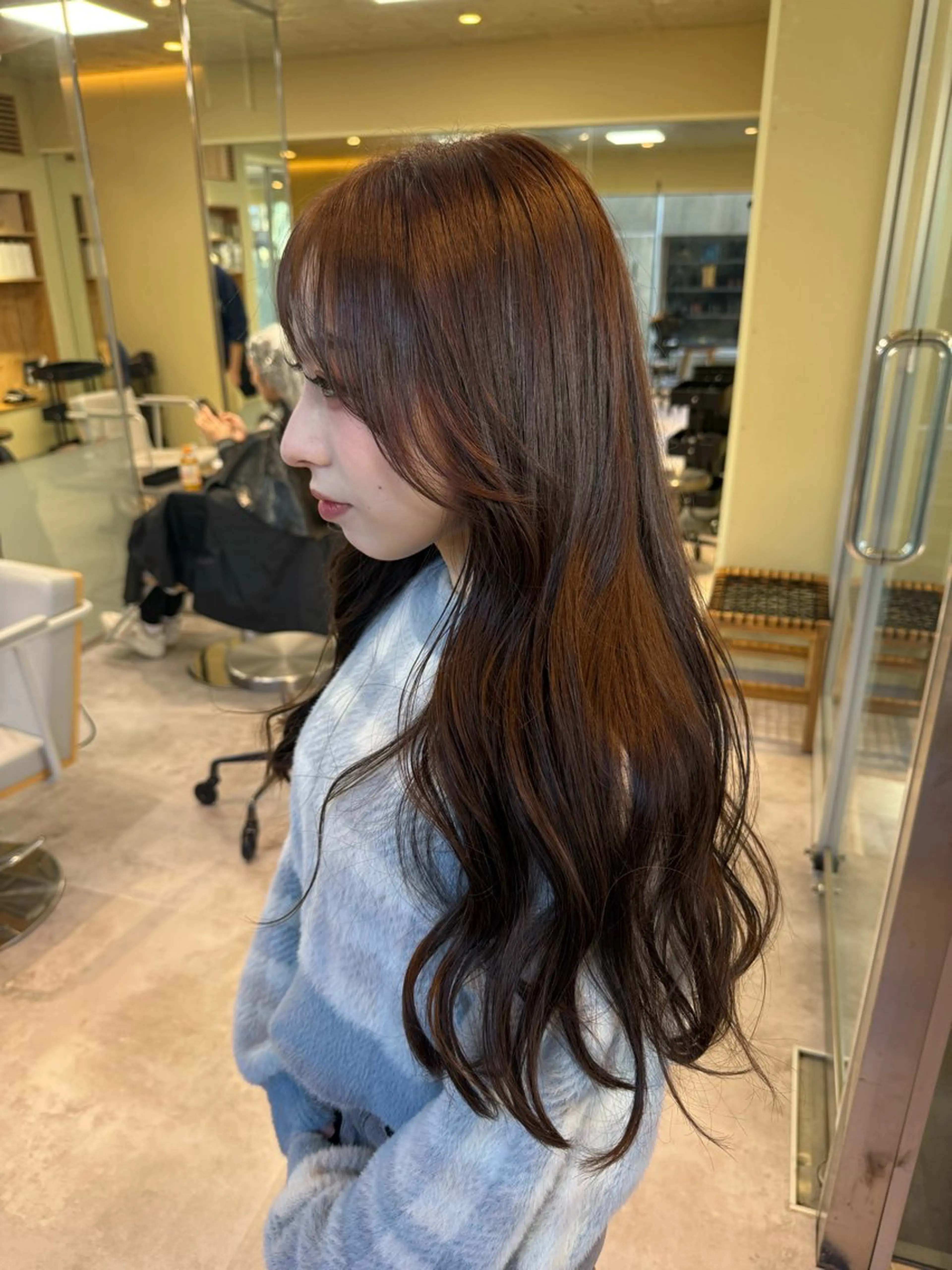 ロング カラー カット ヘアカラー トリートメント 伶風/ボブ/ ヘーゼルベージュのヘアスタイル