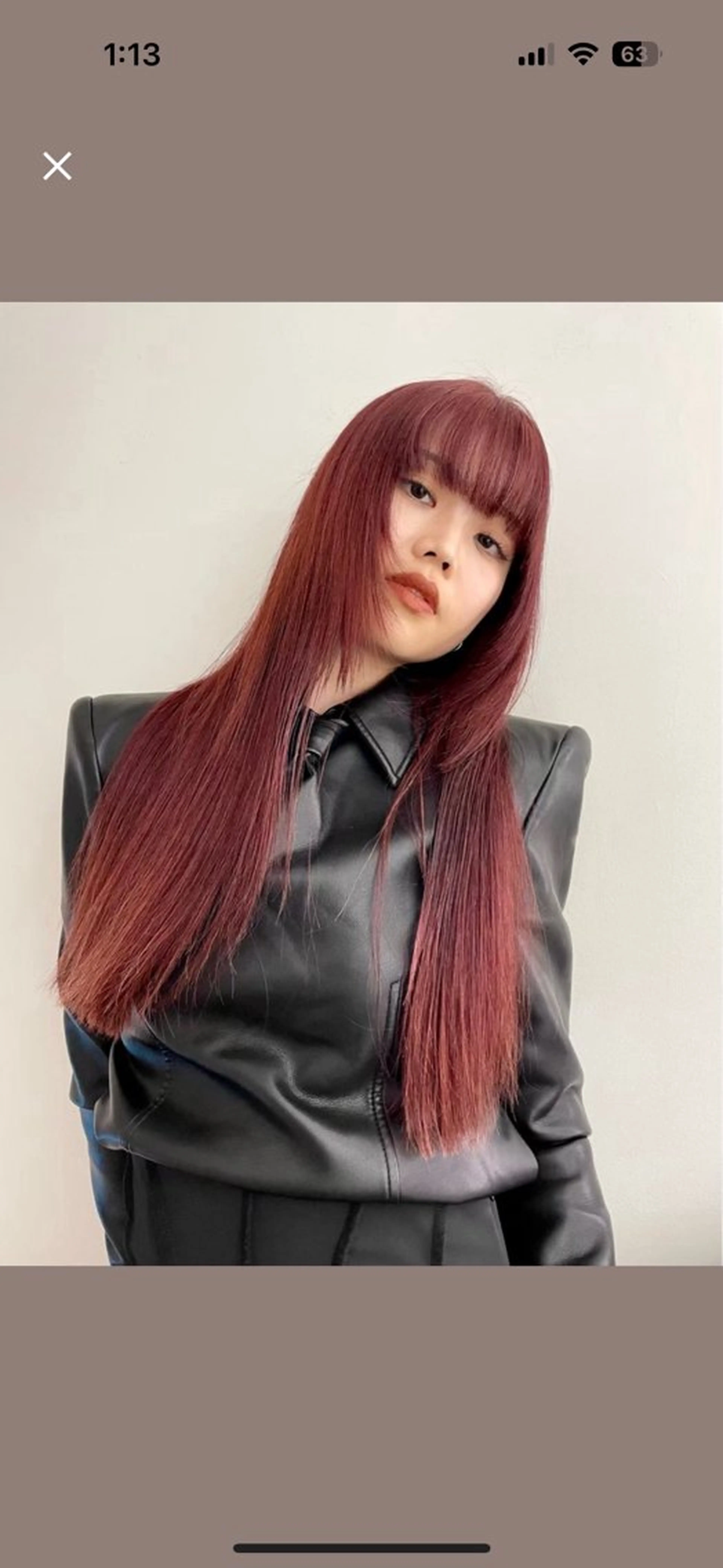 カラー ヘアカラー トリートメント ハイトーン/レイヤー nail 百咲💌のヘアスタイル