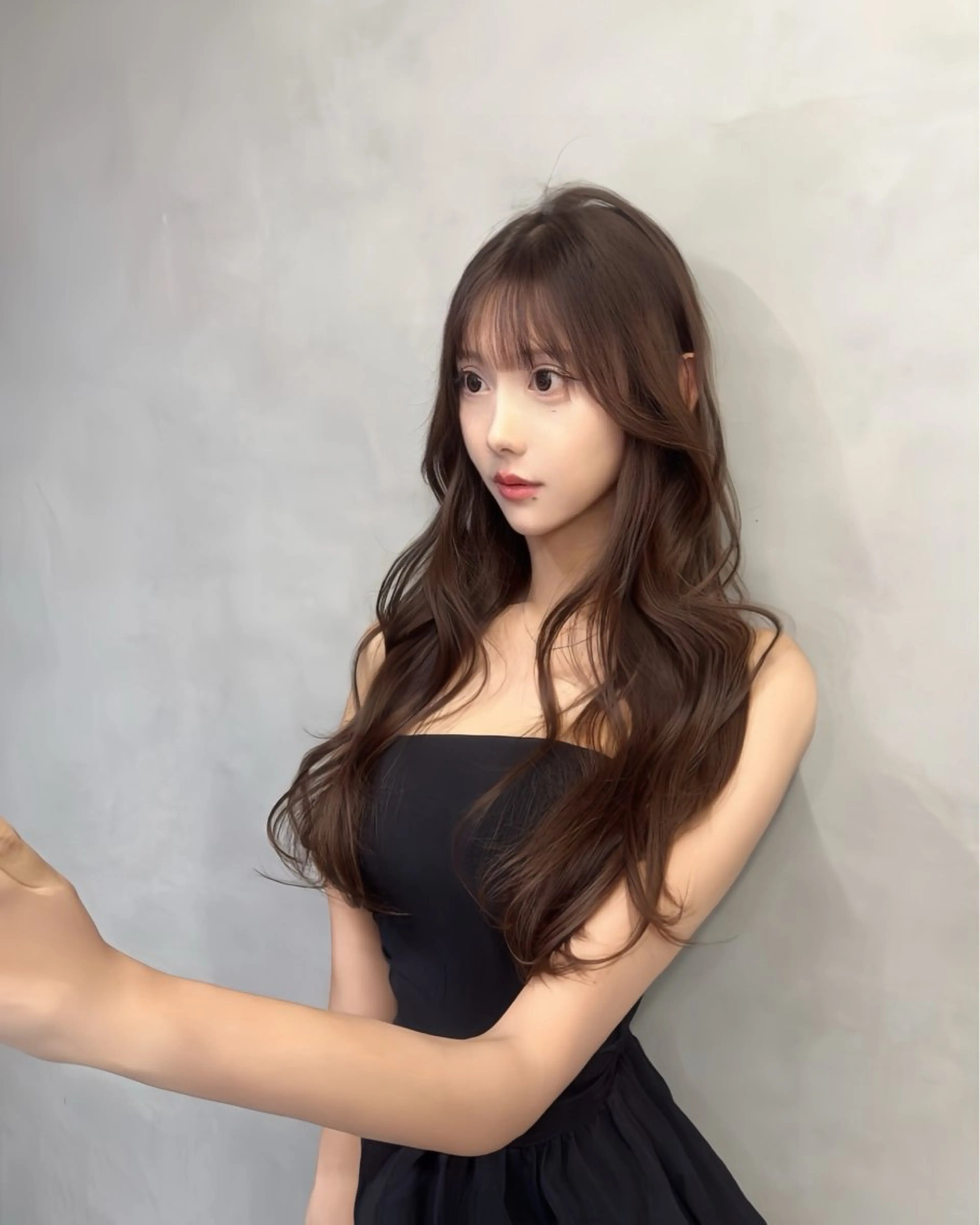 ロング カラー 宮本 優のヘアスタイル