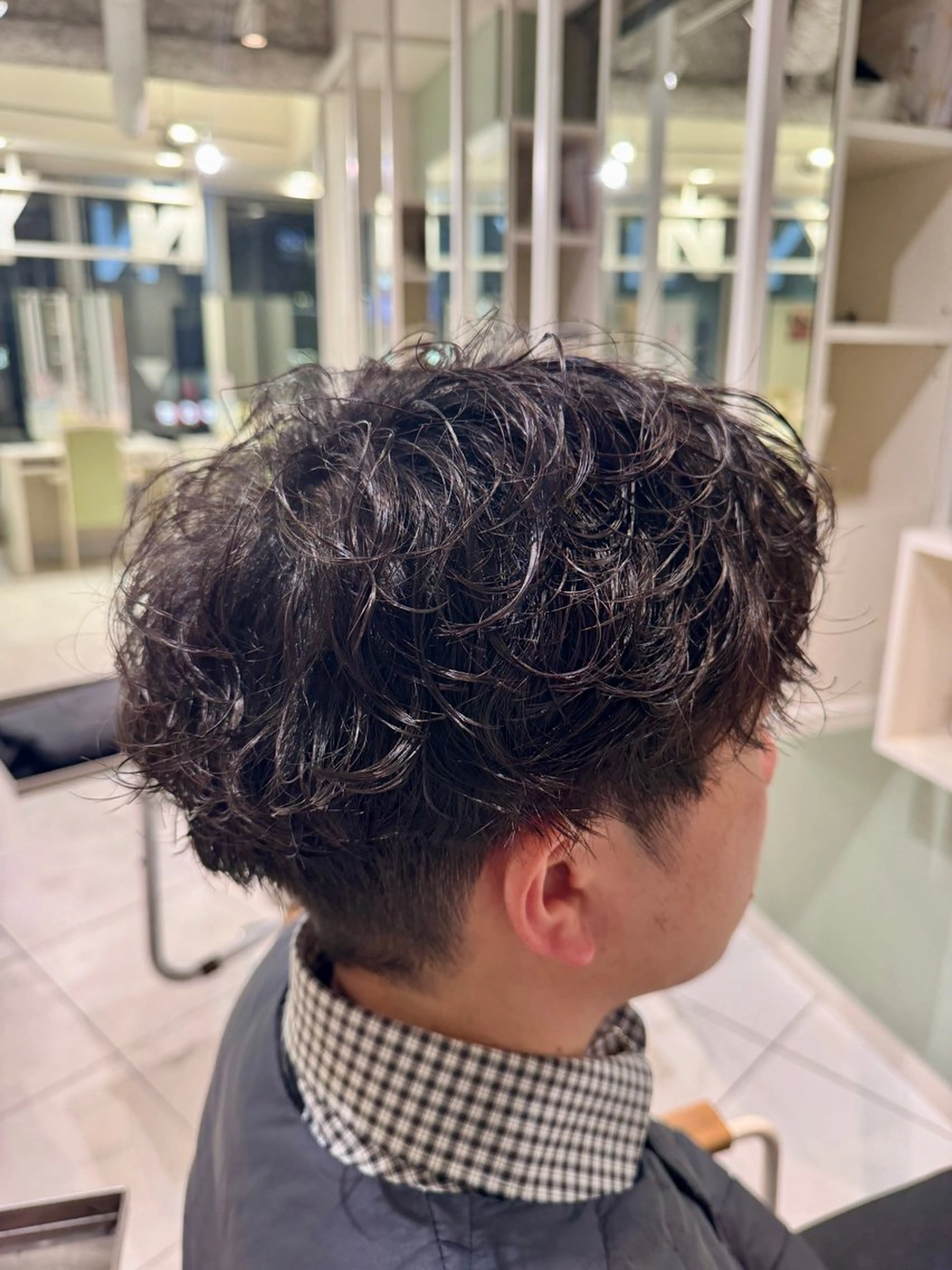 パーマ メンズ カット パーマ トリートメント トレンドヘア/メンズ パーマ/下村 伯のヘアスタイル