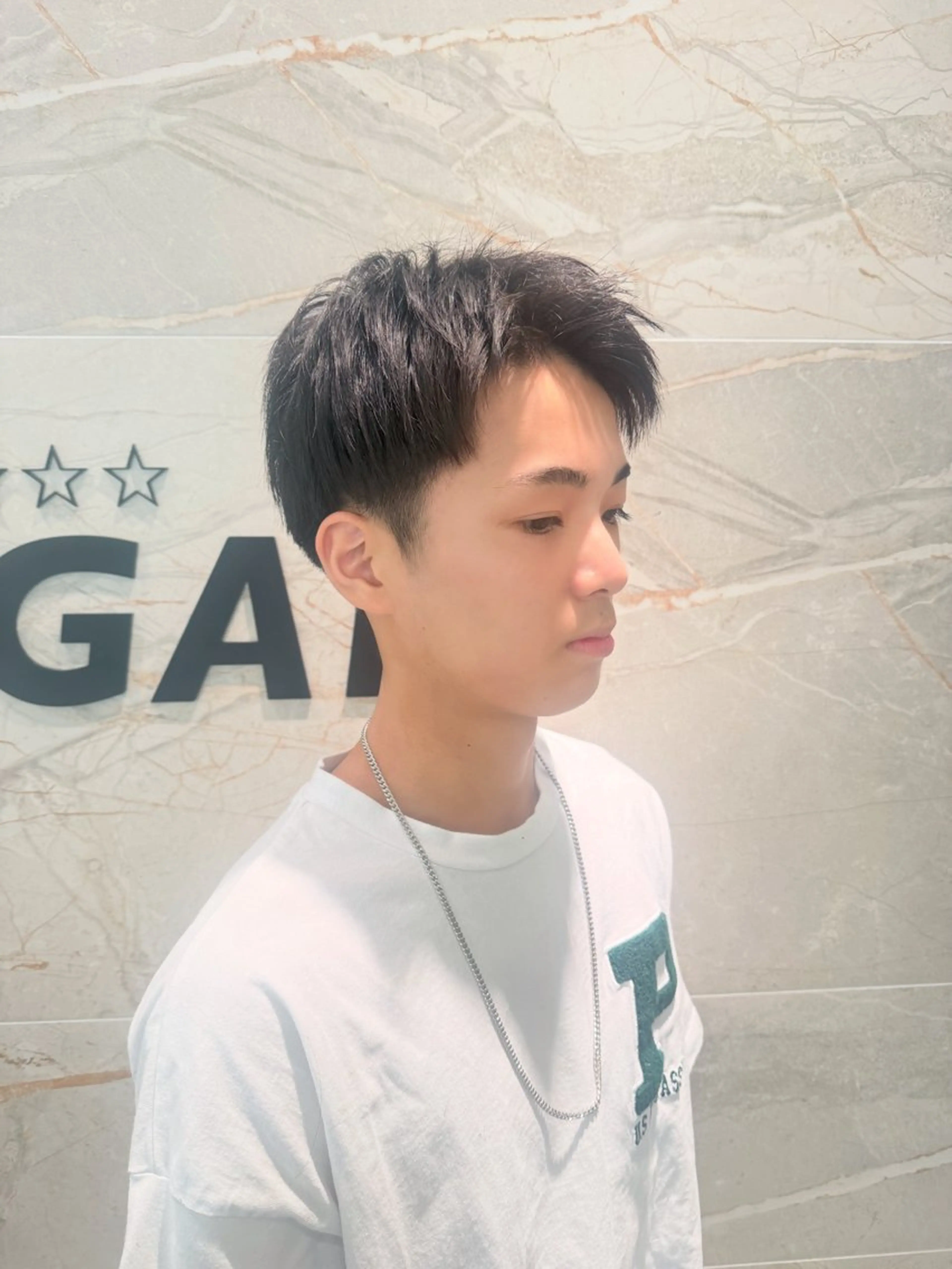 ショート メンズ キッズ SUGAR beautyshop所属・0円メンズモデル募集 🎄*佐藤 理呼🦌のヘアスタイル