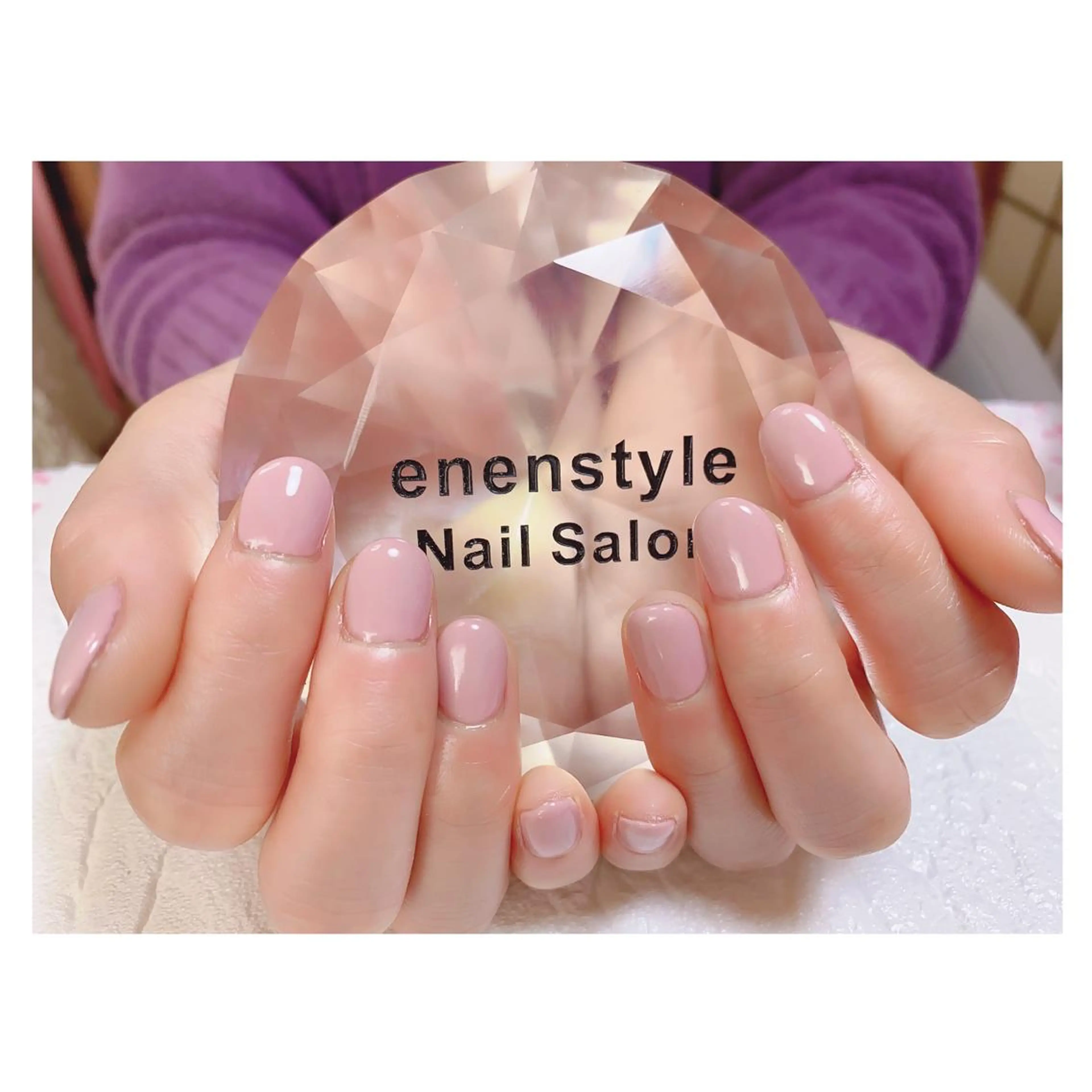 ショート ネイル ジェルネイル ニュアンスネイル オフィスネイル ワンカラーネイル パラジェル 👑enen style👑のネイルデザイン