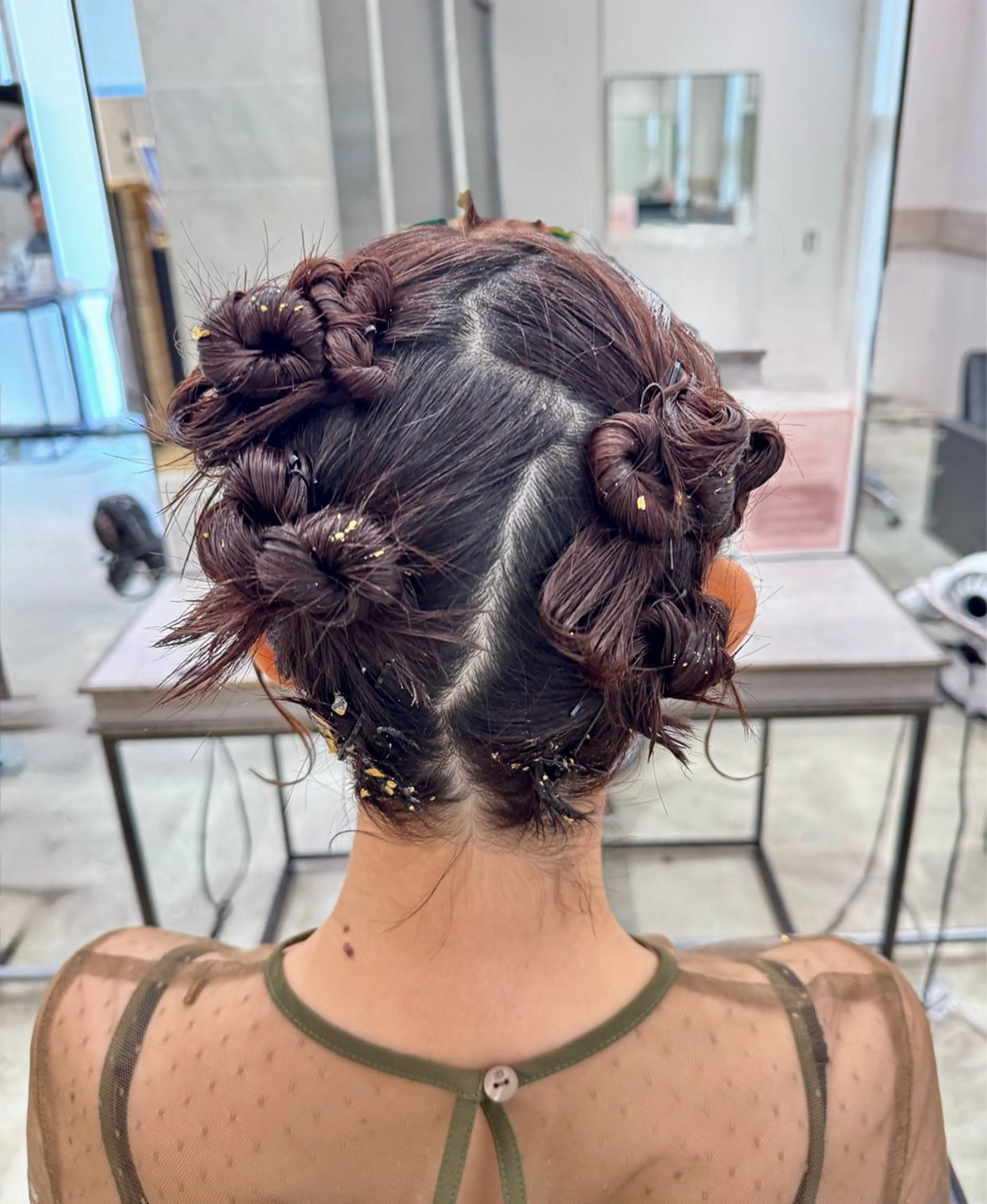 ヘアアレンジ 透明感カラー✨艶髪 制作🌱山根あゆみのヘアスタイル