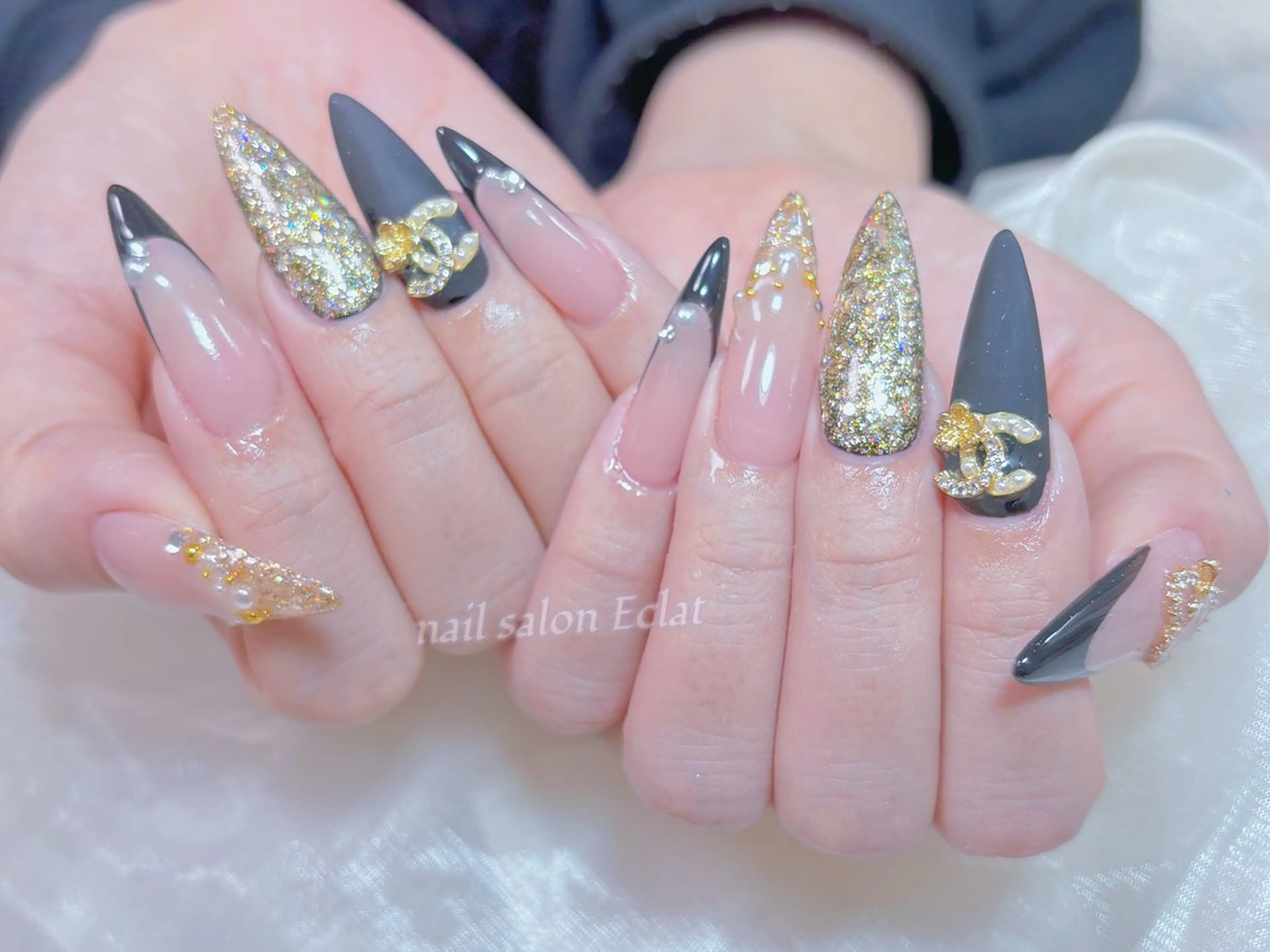 ネイル ハンドネイル ネイルサロンエクラ 🫧Shizukaのネイルデザイン