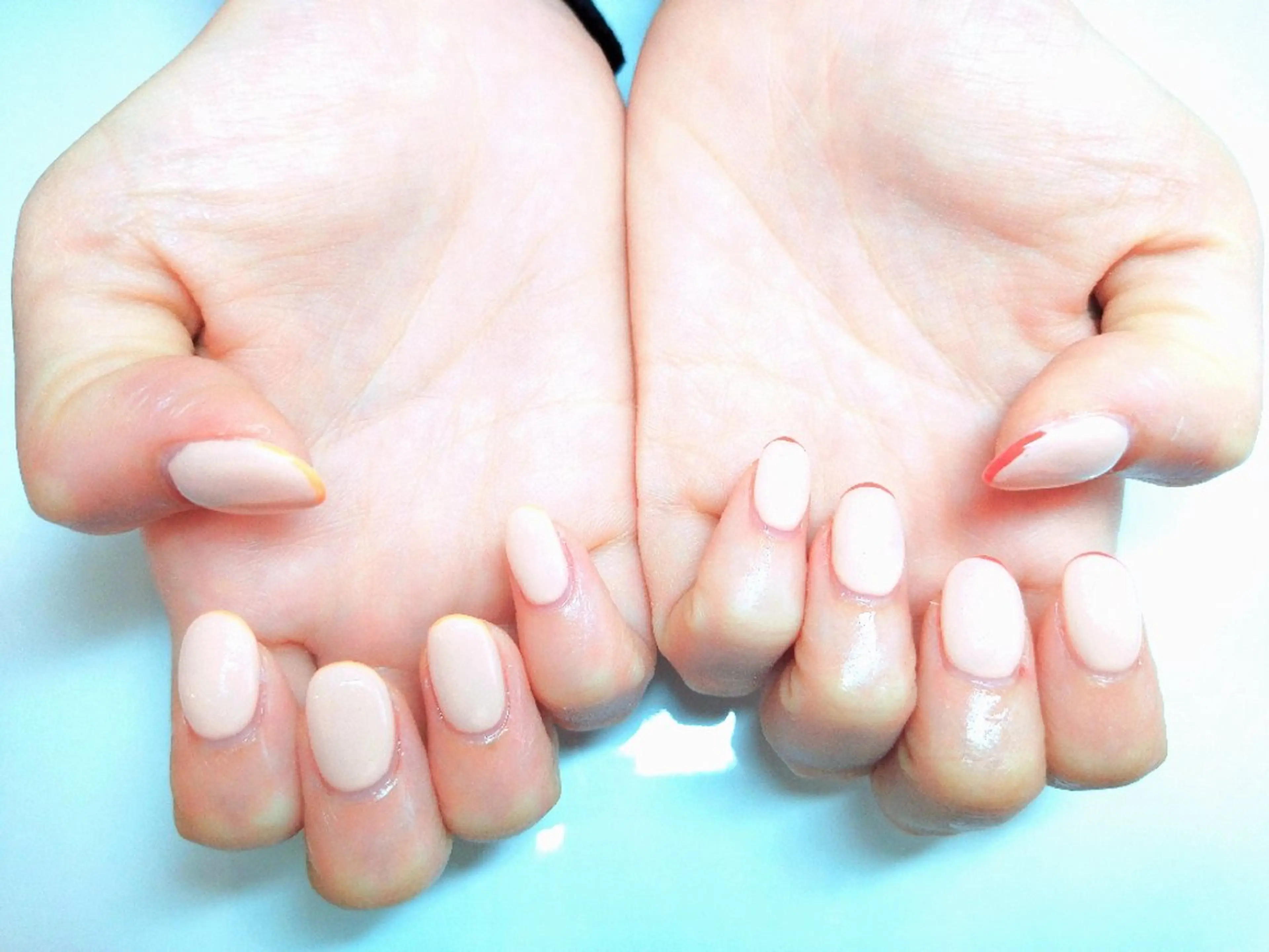 ネイル ハンドネイル 鐙 桃華のネイルデザイン