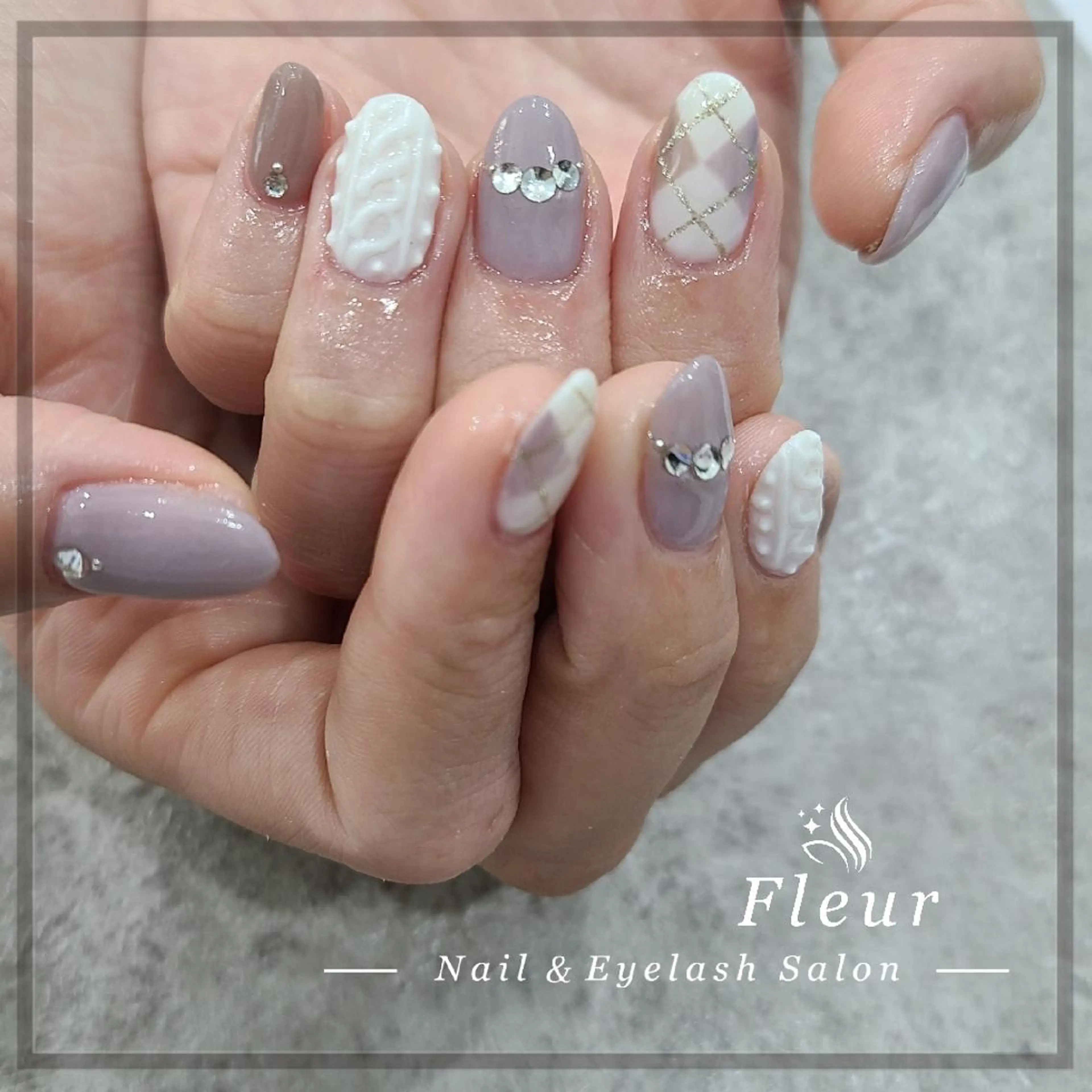 ネイル nail&eye ♡Fleur♡のネイルデザイン
