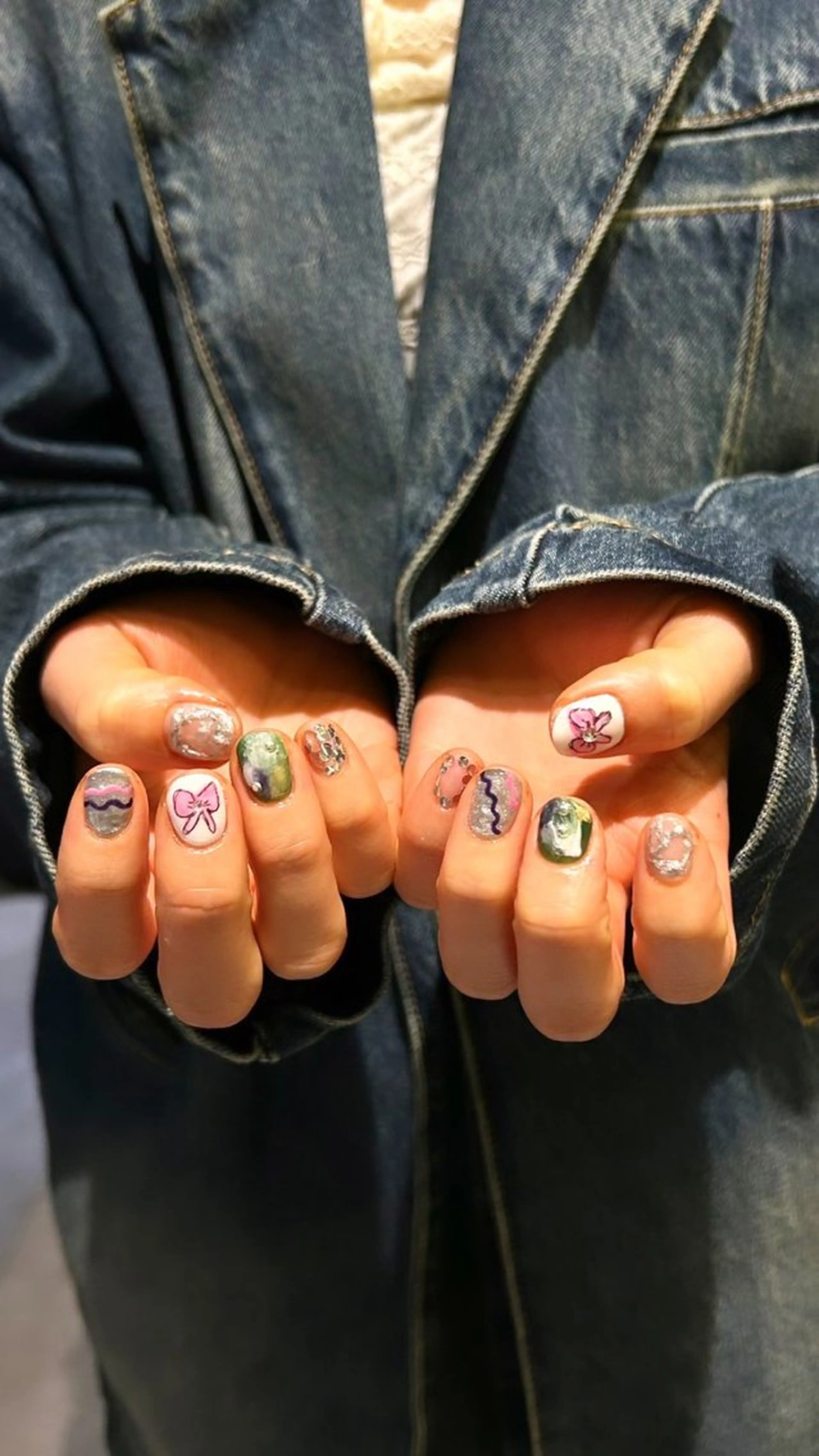 ネイル ジェルネイル 韓国ネイル メンズネイル ニュアンスネイル パラジェル emu所属・けいこ🍊ニュアンス ネイル/個性派ネイルのネイルデザイン