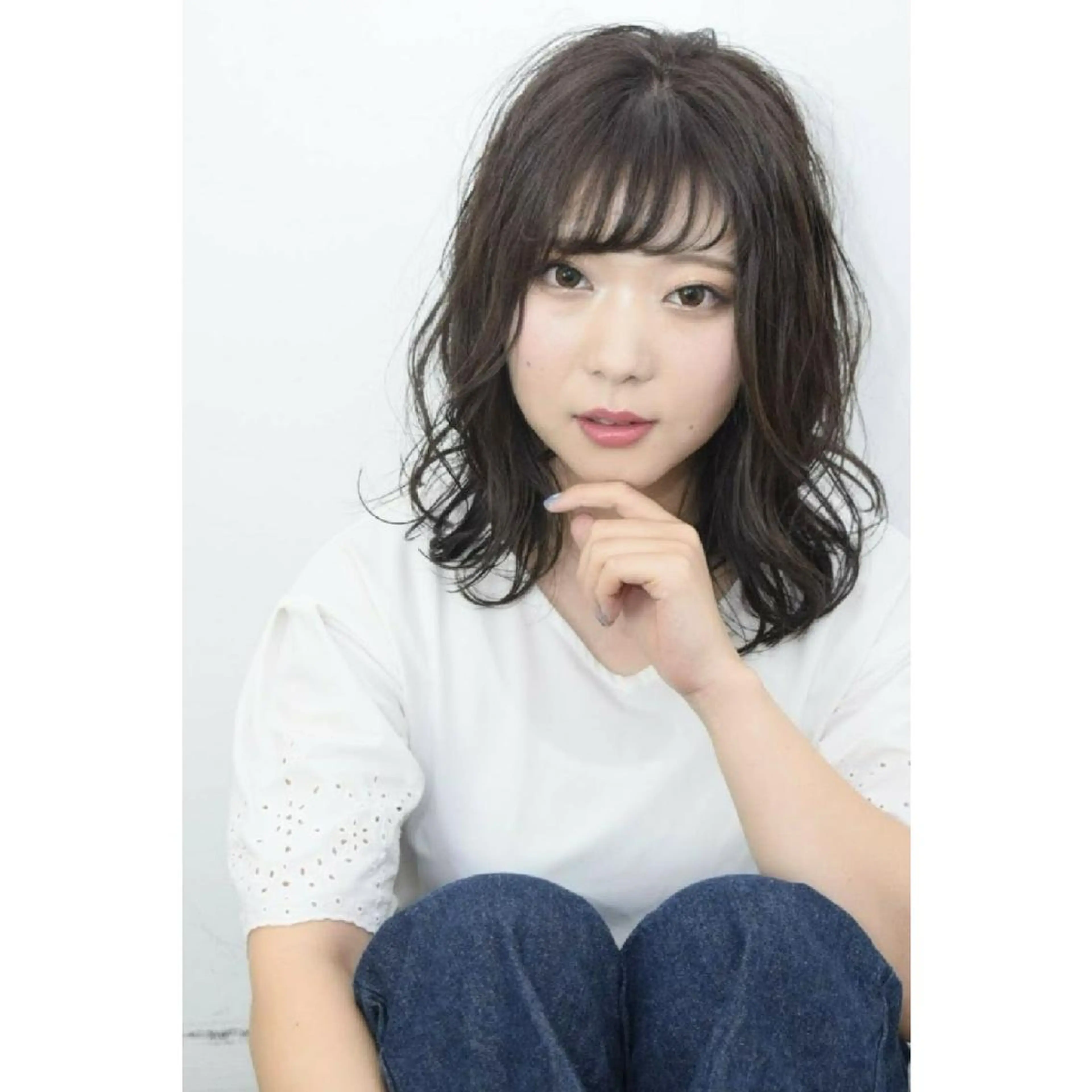 ミディアム パーマ カラー hair design BEER所属・みなみ ゆうすけのヘアスタイル