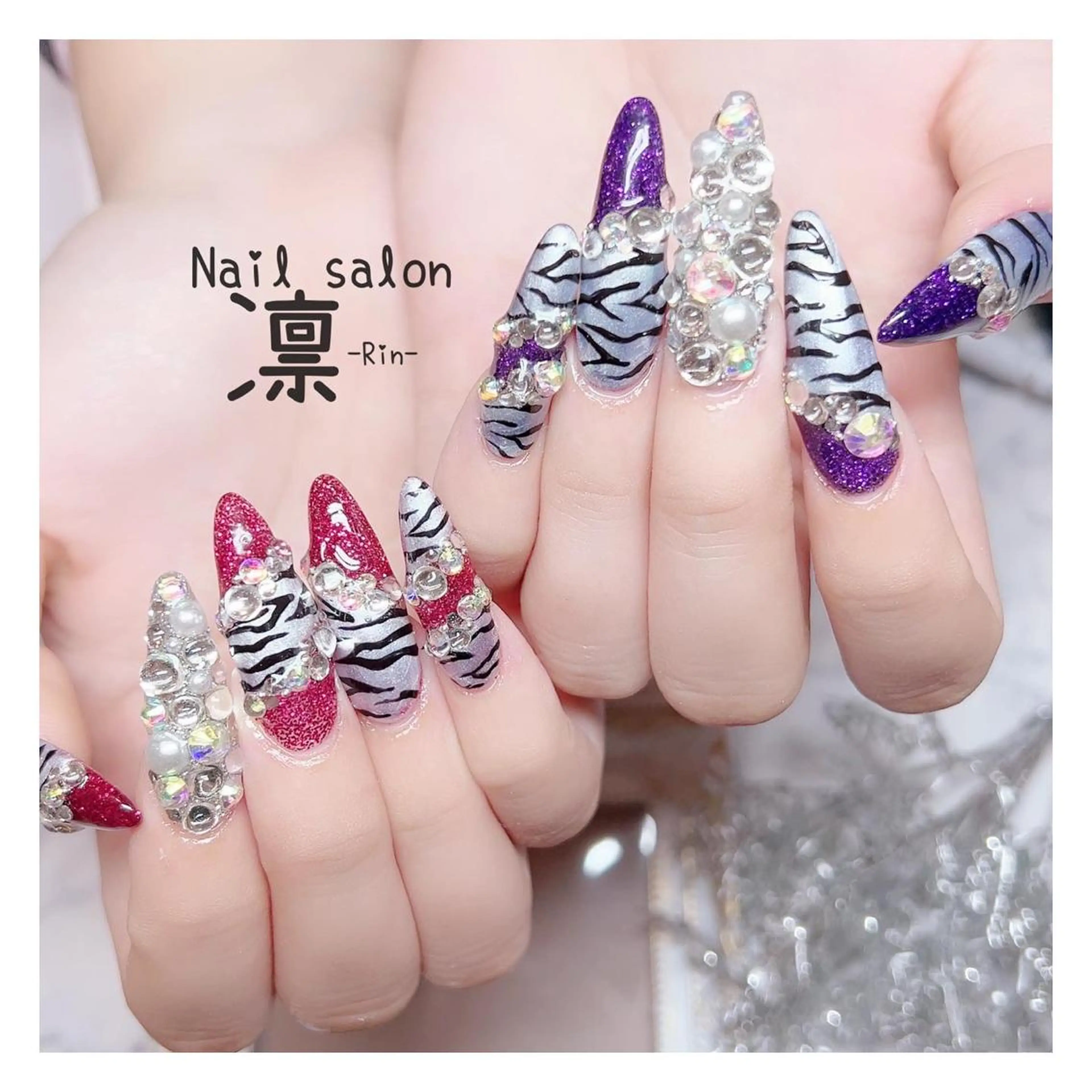 ネイル スカルプネイル private salon凛のネイルデザイン