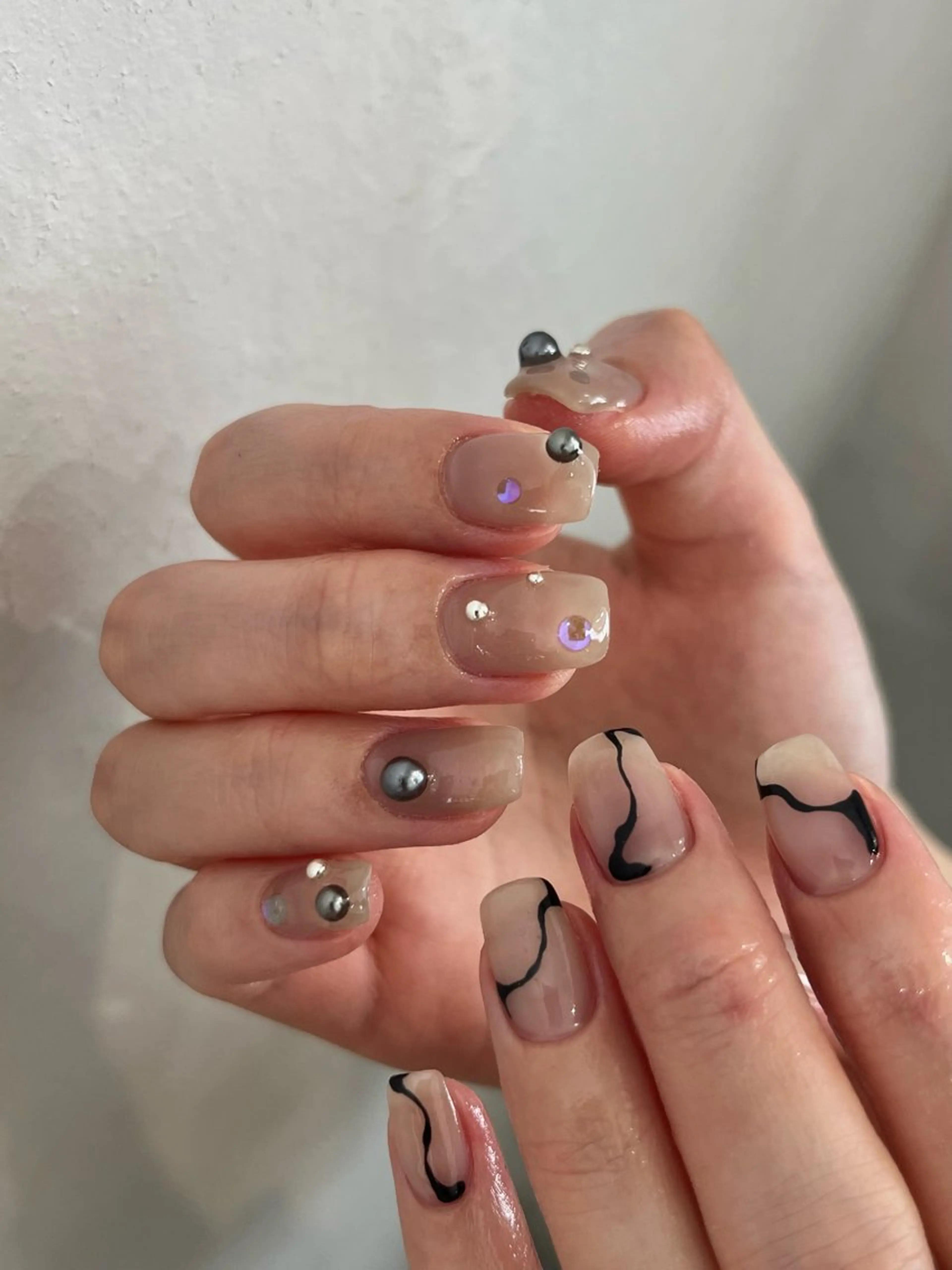 ネイル ハンドネイル LETTER_& SAKIのネイルデザイン