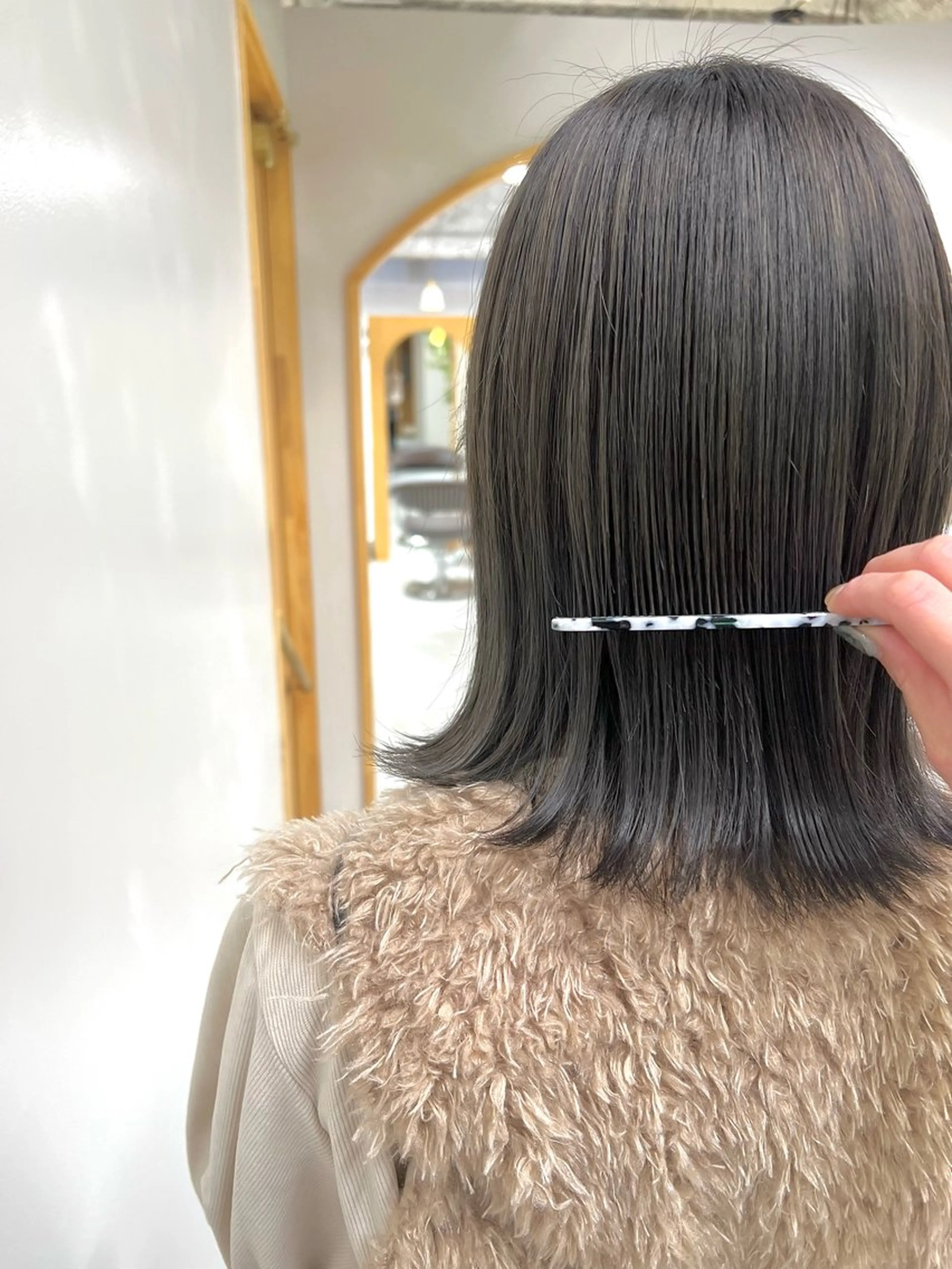 カラー ヘアカラー 三好 万葉のヘアスタイル