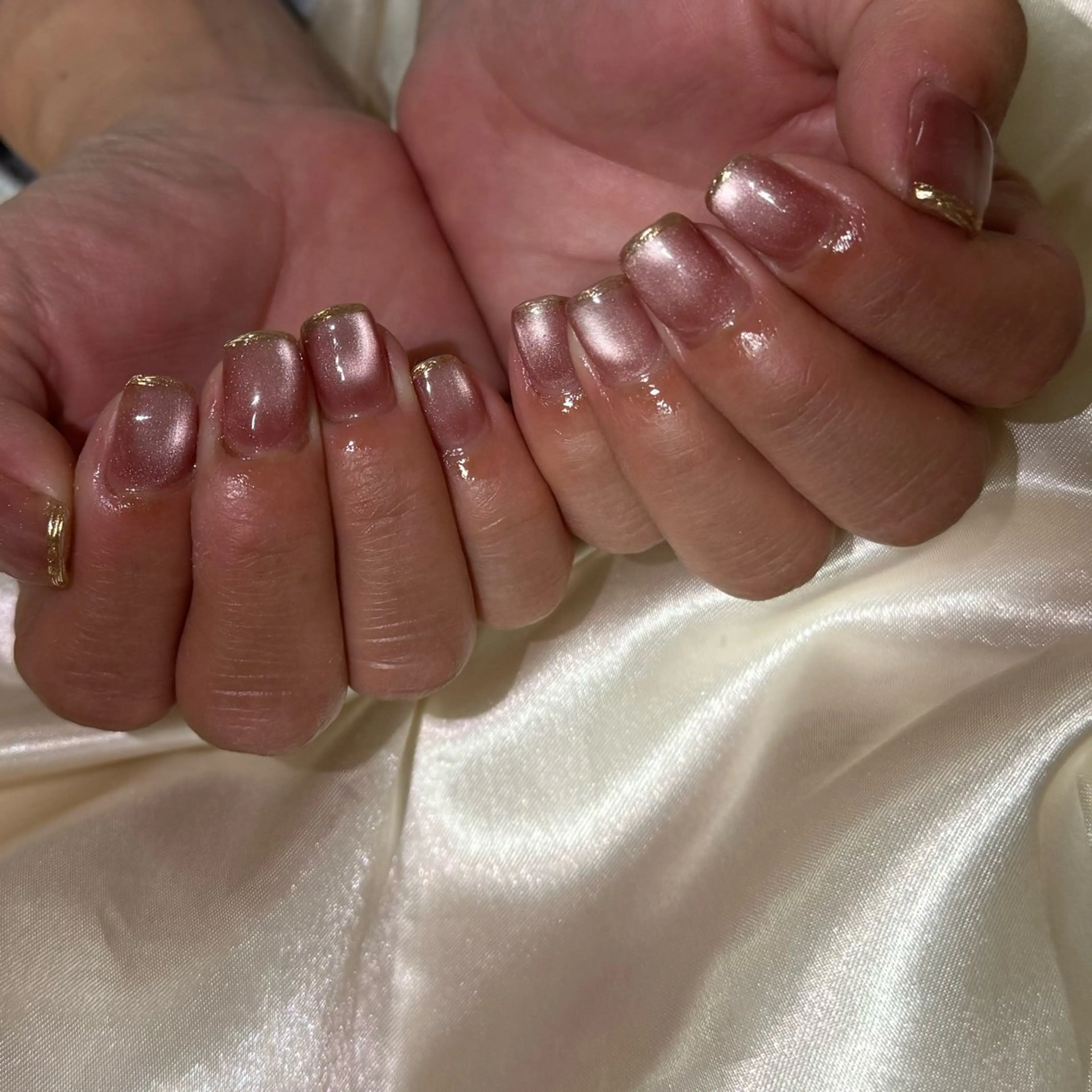 ネイル ミラーネイル ハンドネイル all所属・Ciel 🕊️のネイルデザイン