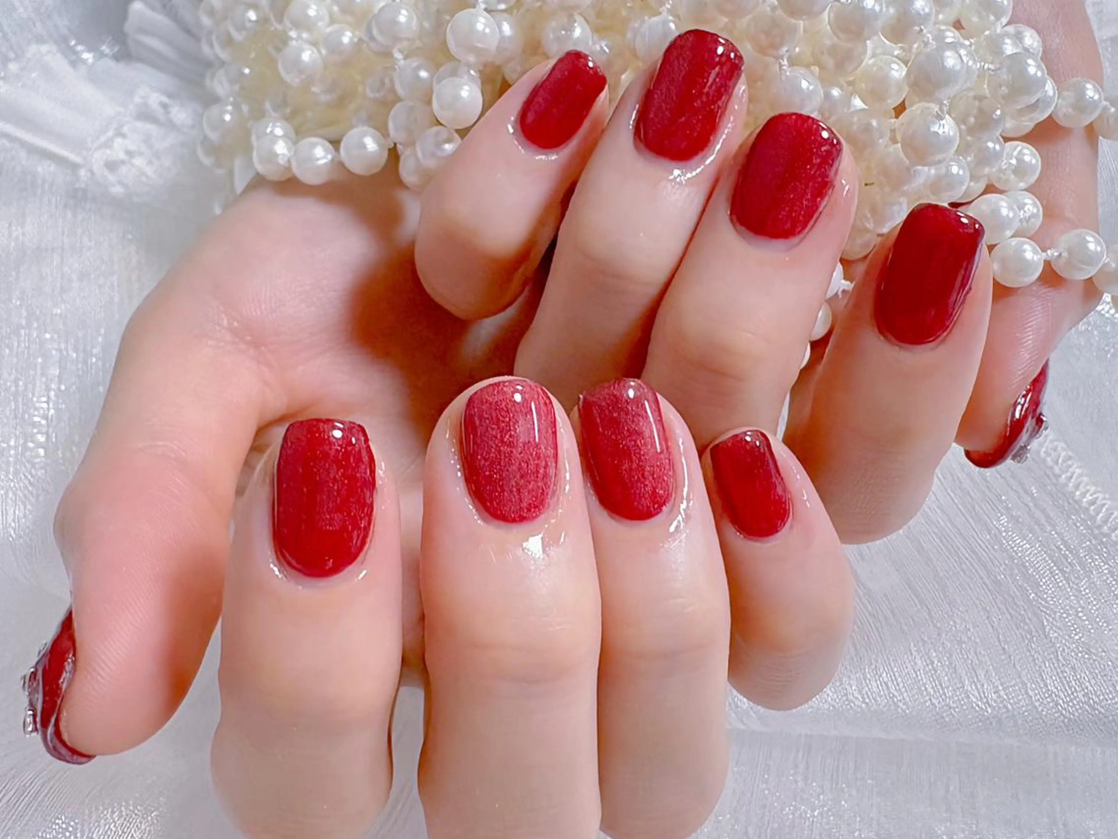 ネイル ハンドネイル 🎀鈴音🎀 ワンホンネイルのネイルデザイン