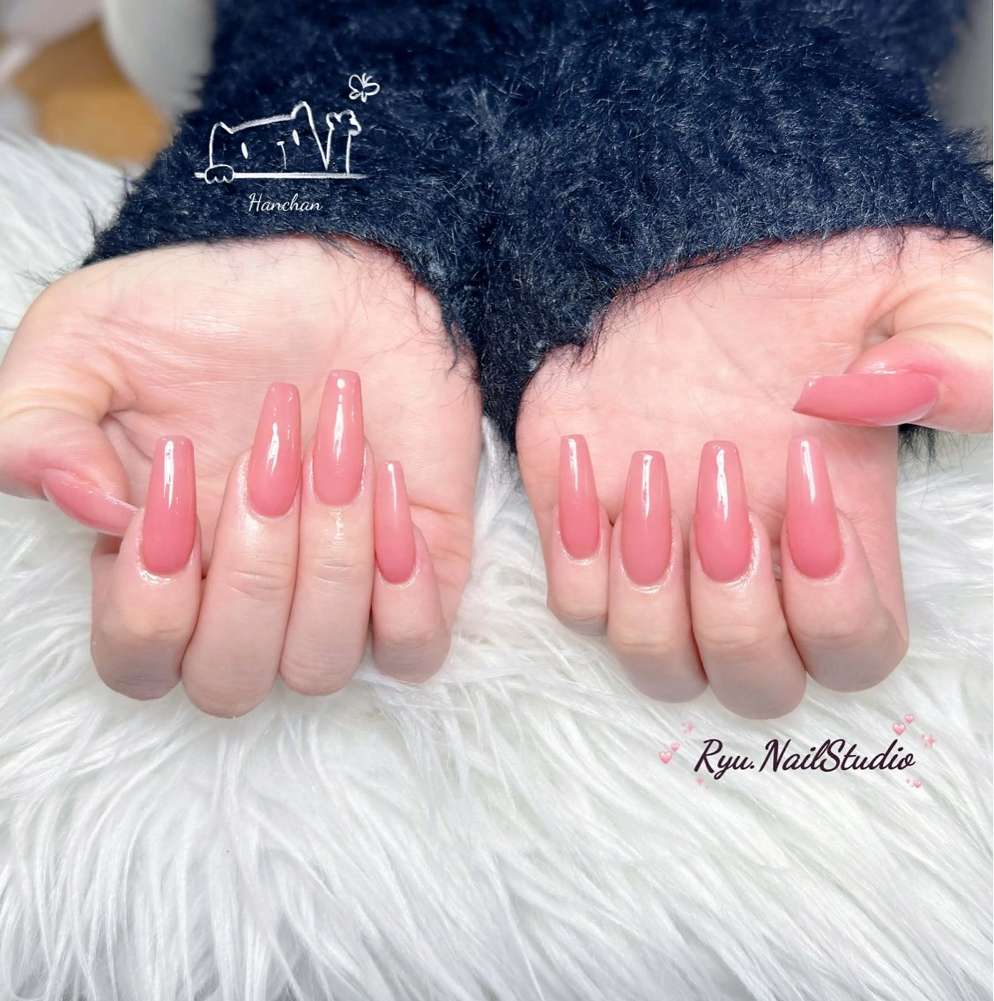 ネイル アートネイル ジェルネイル マグネットネイル ニュアンスネイル シンプルネイル ハンドネイル Ryunail所属・Ryu Nail NekoChanのネイルデザイン