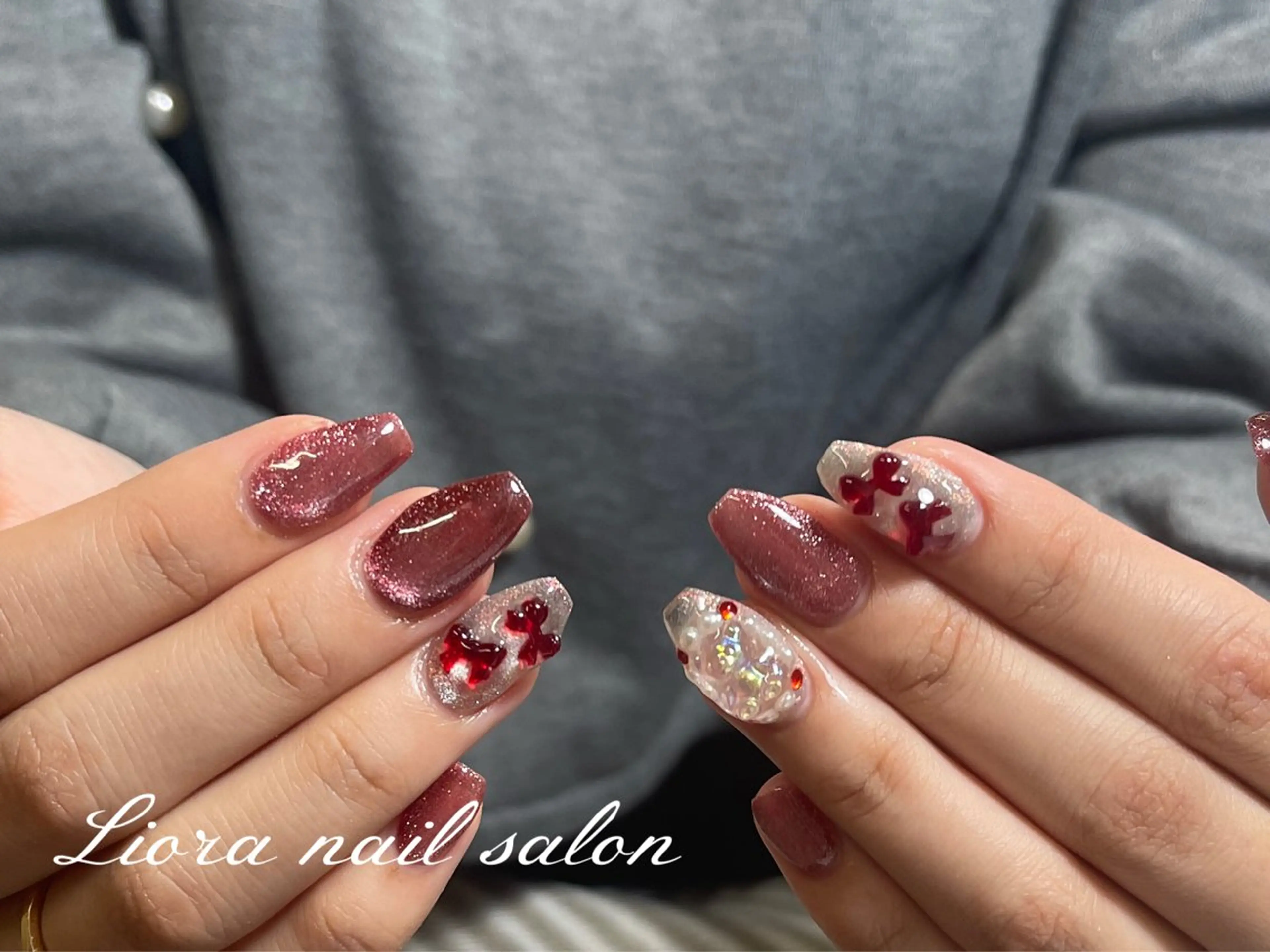 ネイル チークネイル フットネイル フレンチネイル ジェルネイル ガーリー ハンドネイル Liora nail スカルプ専門店のネイルデザイン