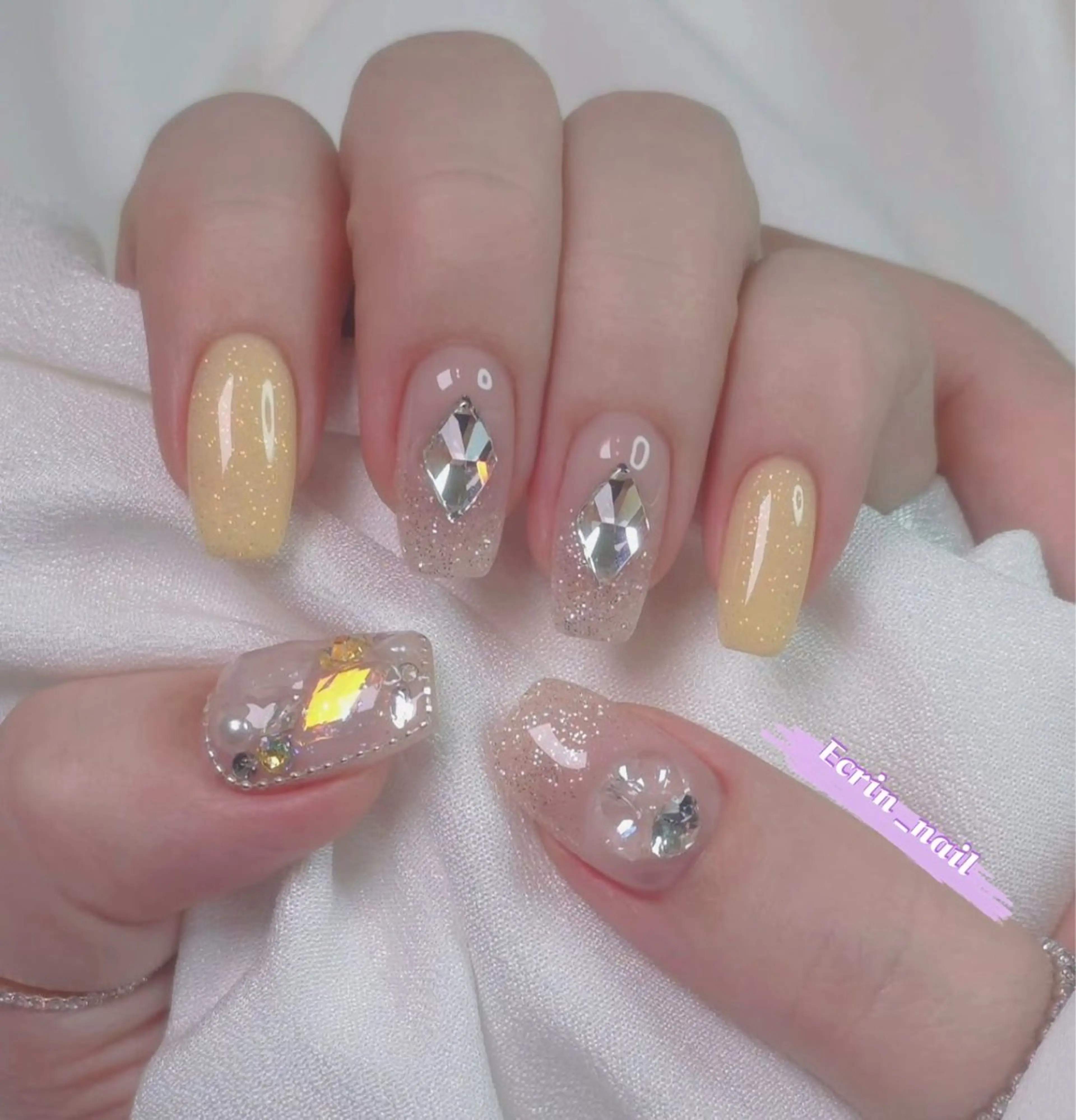 ネイル ハンドネイル ハンドケア Ecrin nail ✨Yukiのネイルデザイン