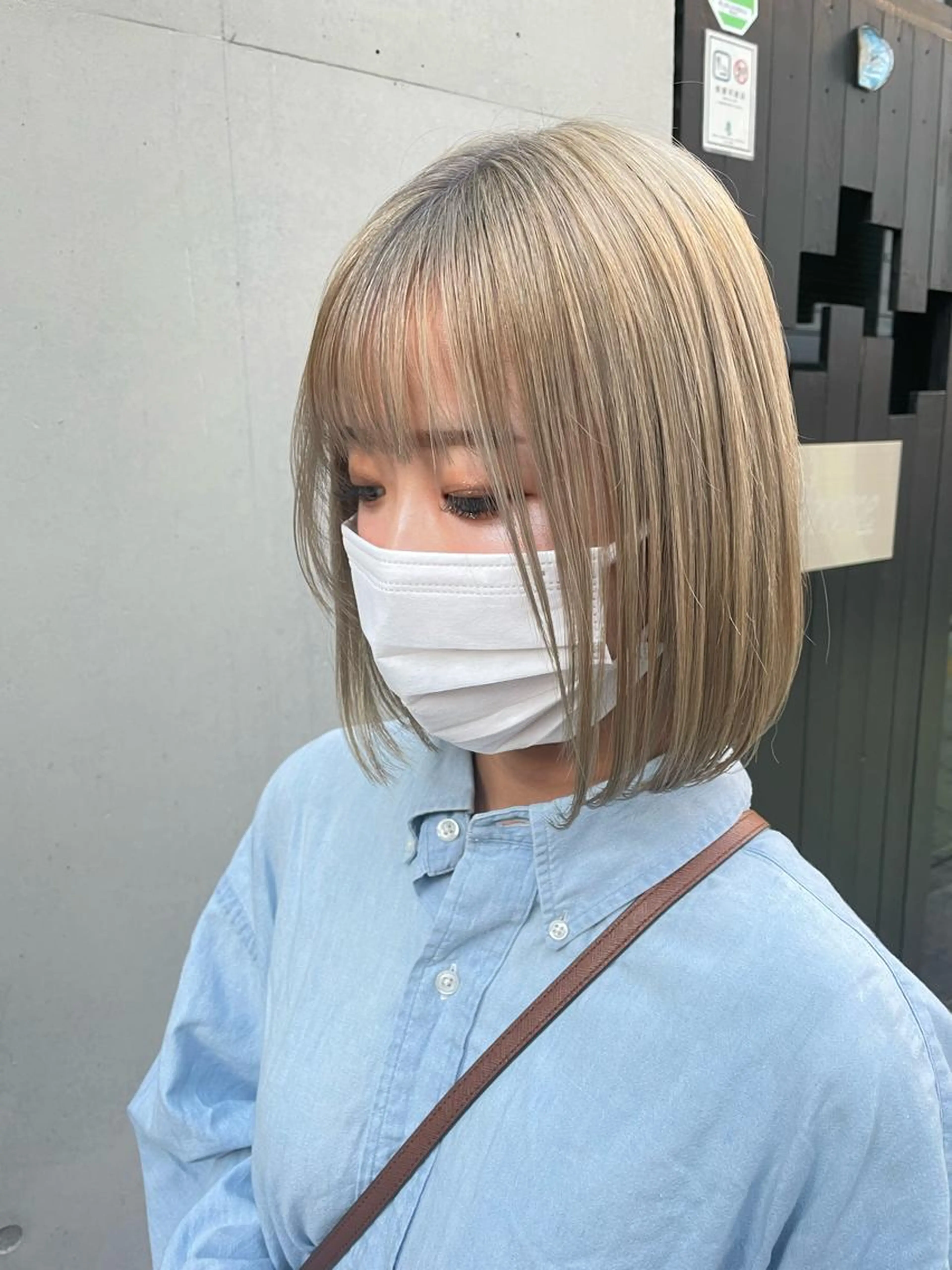 💜ケアブリーチ オンカラー カット💜の写真