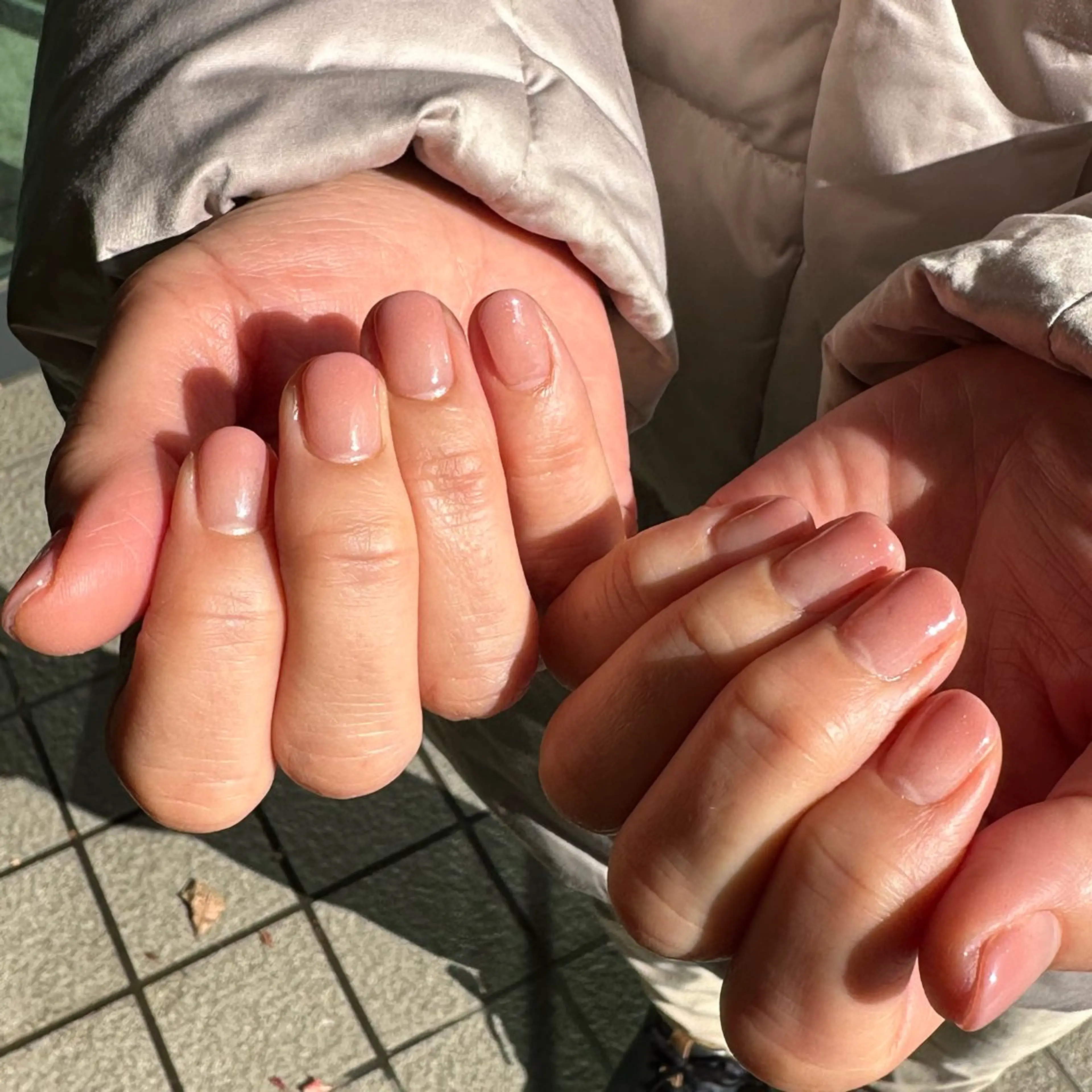 ネイル グラデーション ラメ(グリッター) ピンク ハンドネイル Umezawa Minoriのネイルデザイン