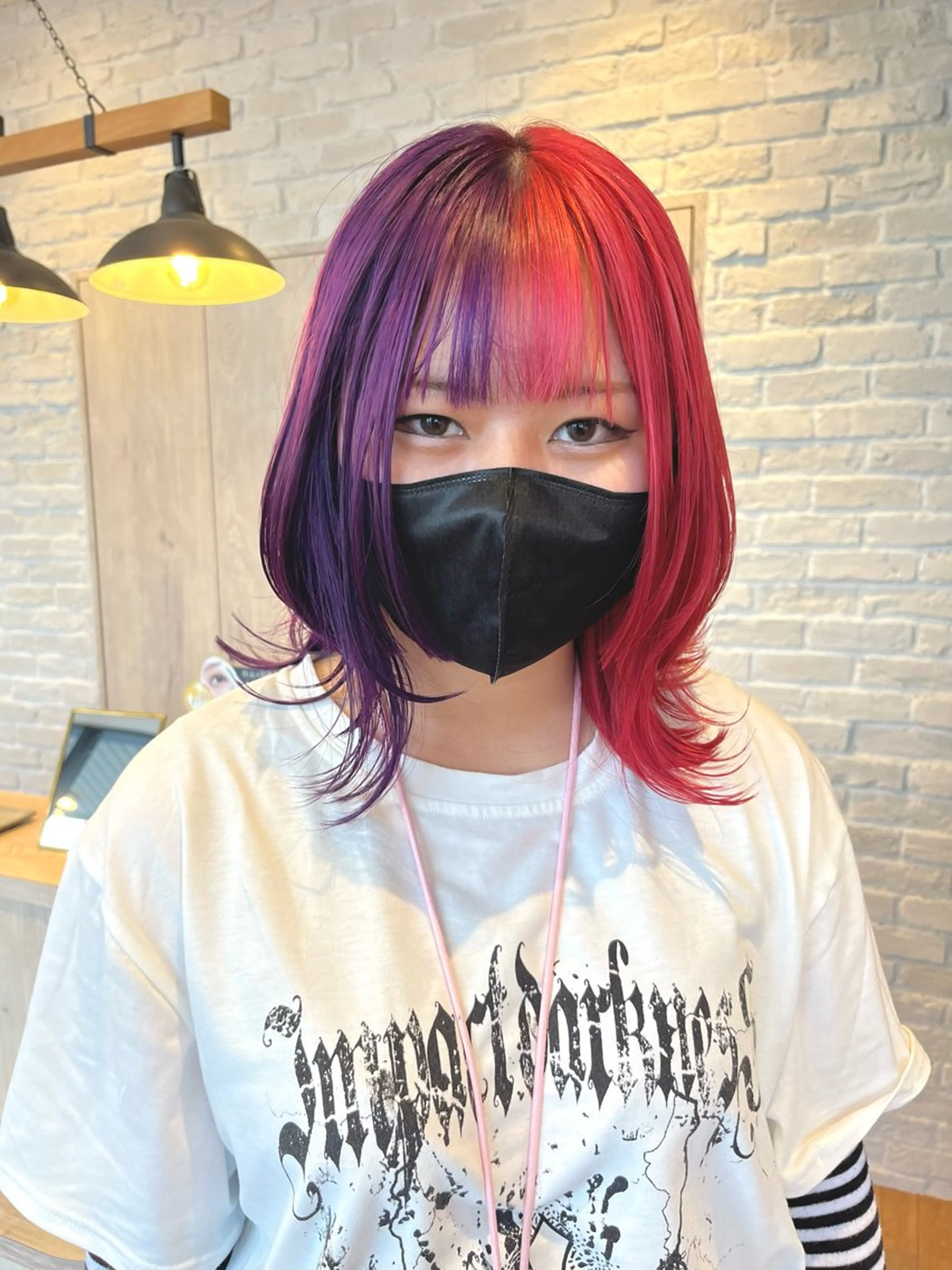 ミディアム カラー ヘアカラー セジールヘアメゾン所属・韓国レイヤー/透明感 カラー🐈曾根高のヘアスタイル