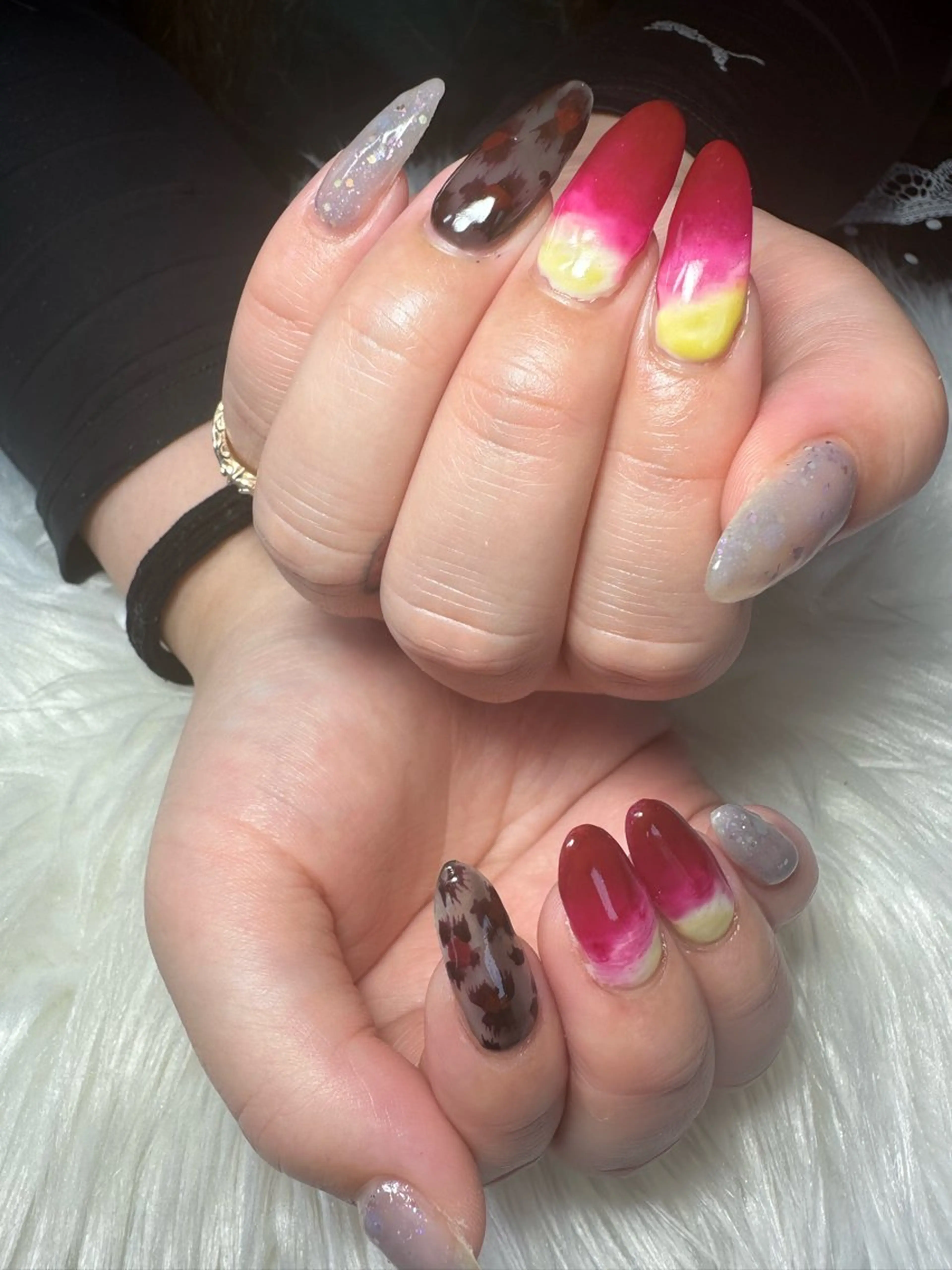 ロング miwa ミワのネイルデザイン