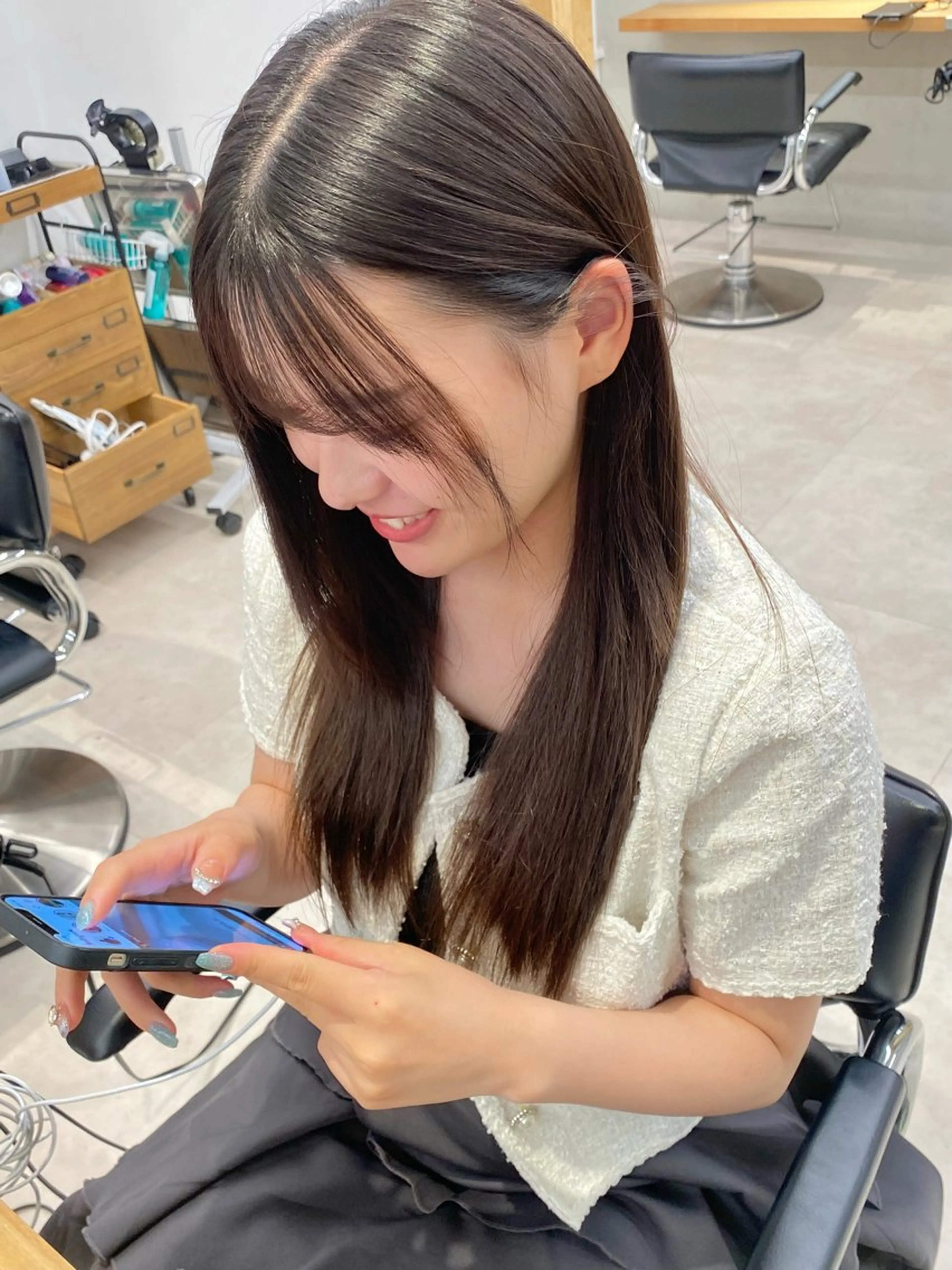 ロング カラー カット ヘアカラー トリートメント noa/ 渋谷のヘアスタイル