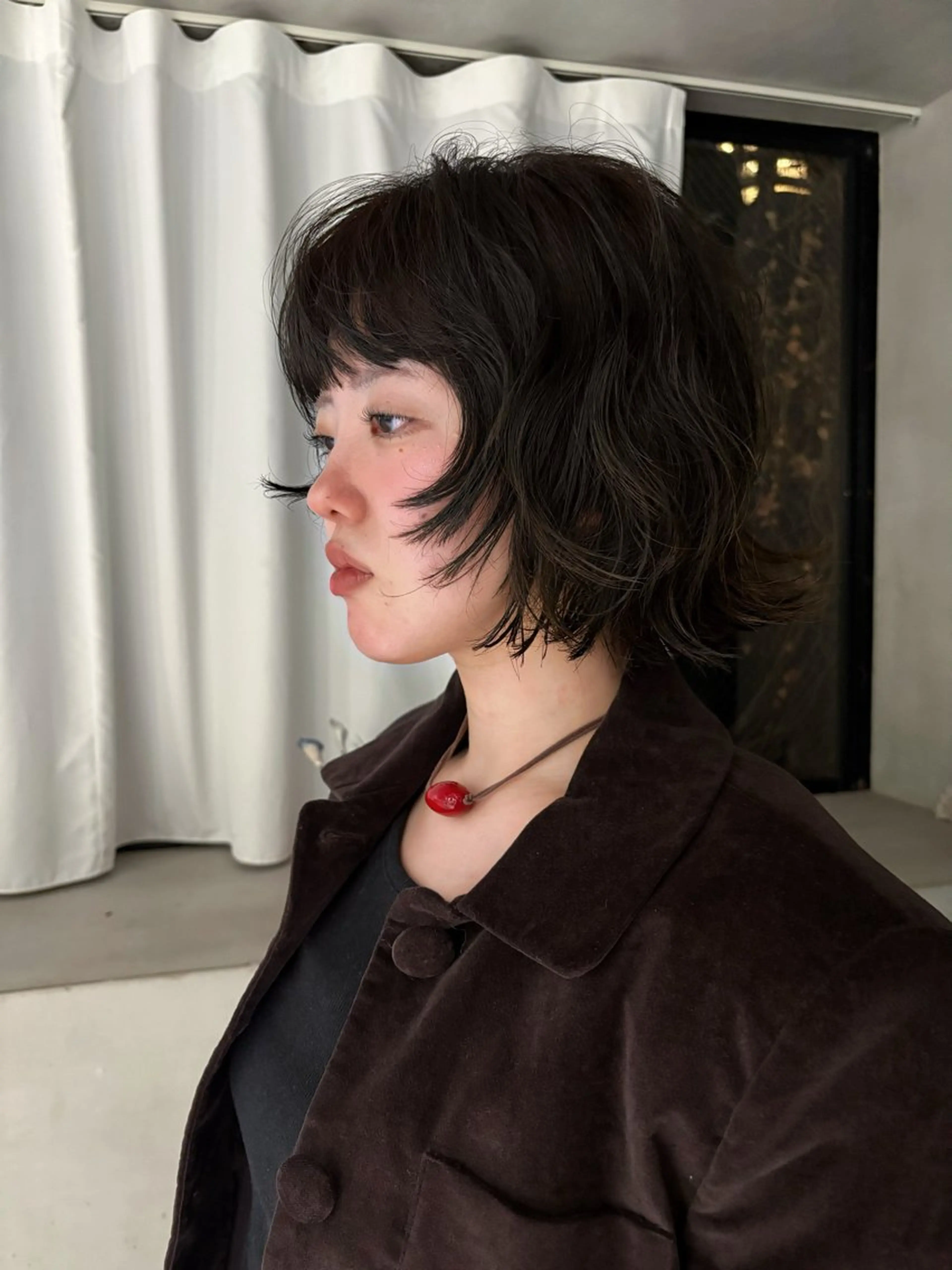 ショート パーマ カット パーマ FILMS 綾菜のヘアスタイル