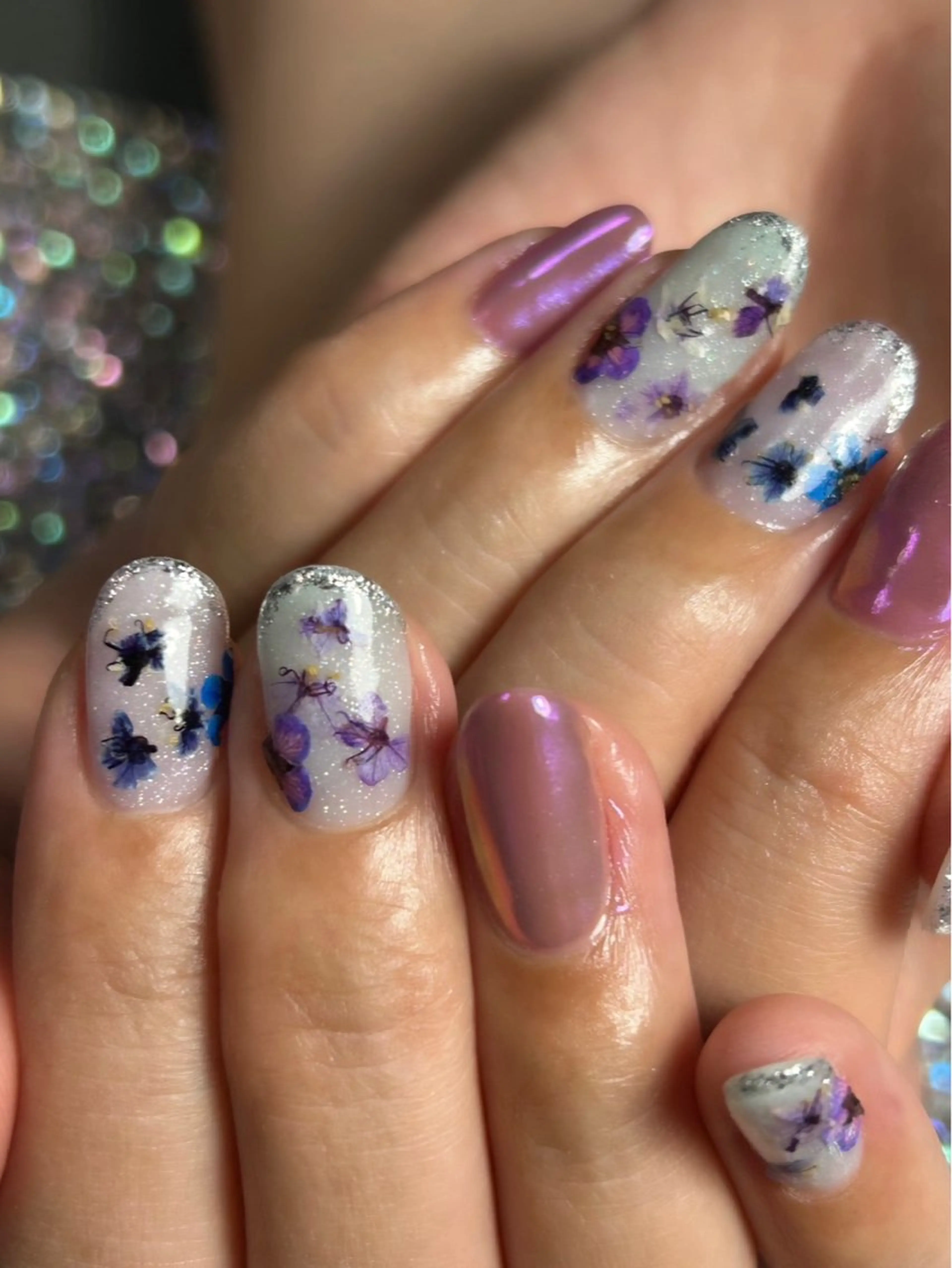 ネイル BURGUNDY mikaのネイルデザイン