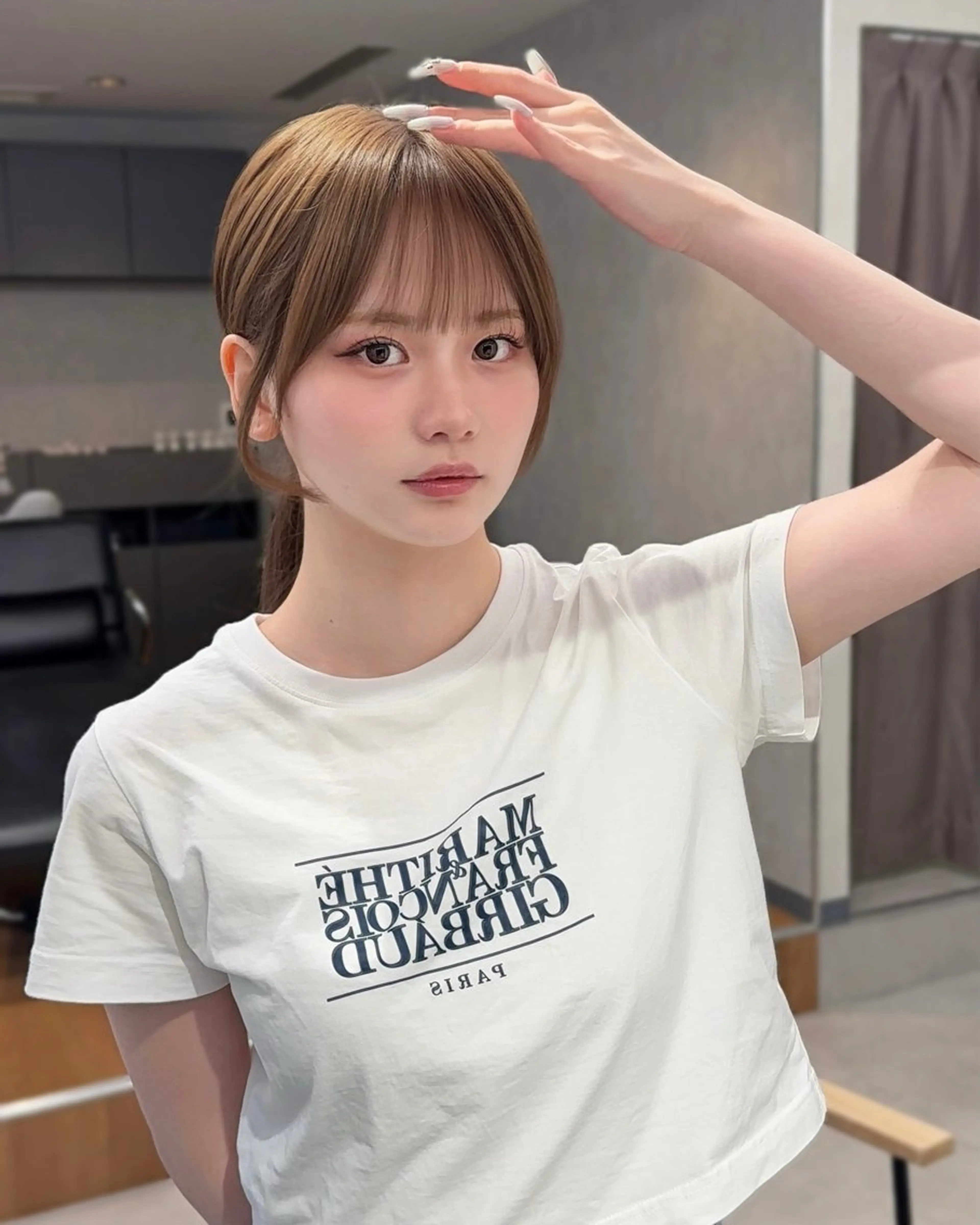 🩵ワンカラー／ 銀座／mayu🩵のヘアスタイル