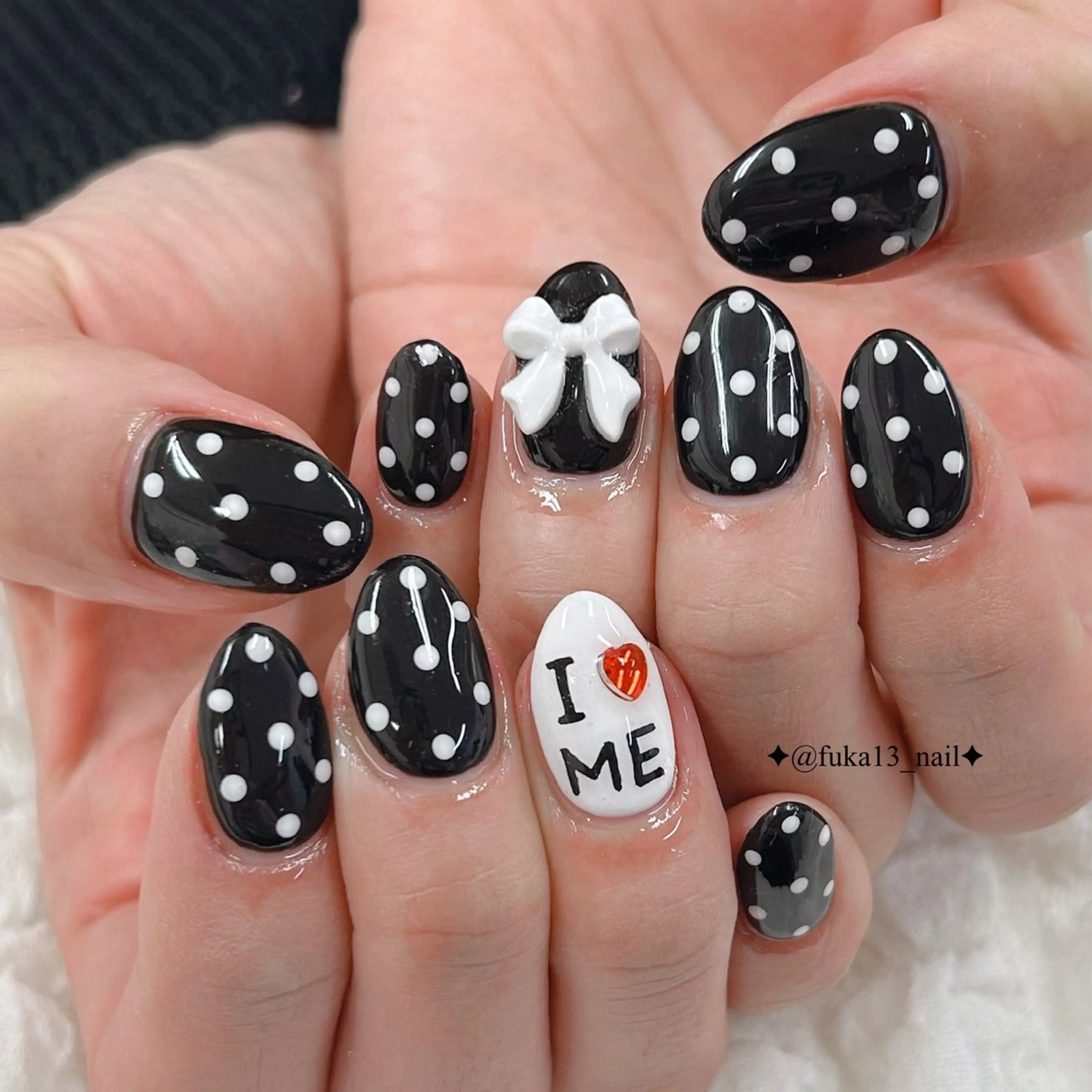 ネイル ドット 韓国ネイル ハンドネイル ネイルサロンAnela【アネラ】所属・Nail♡Fuka. /1月予約受付中のネイルデザイン