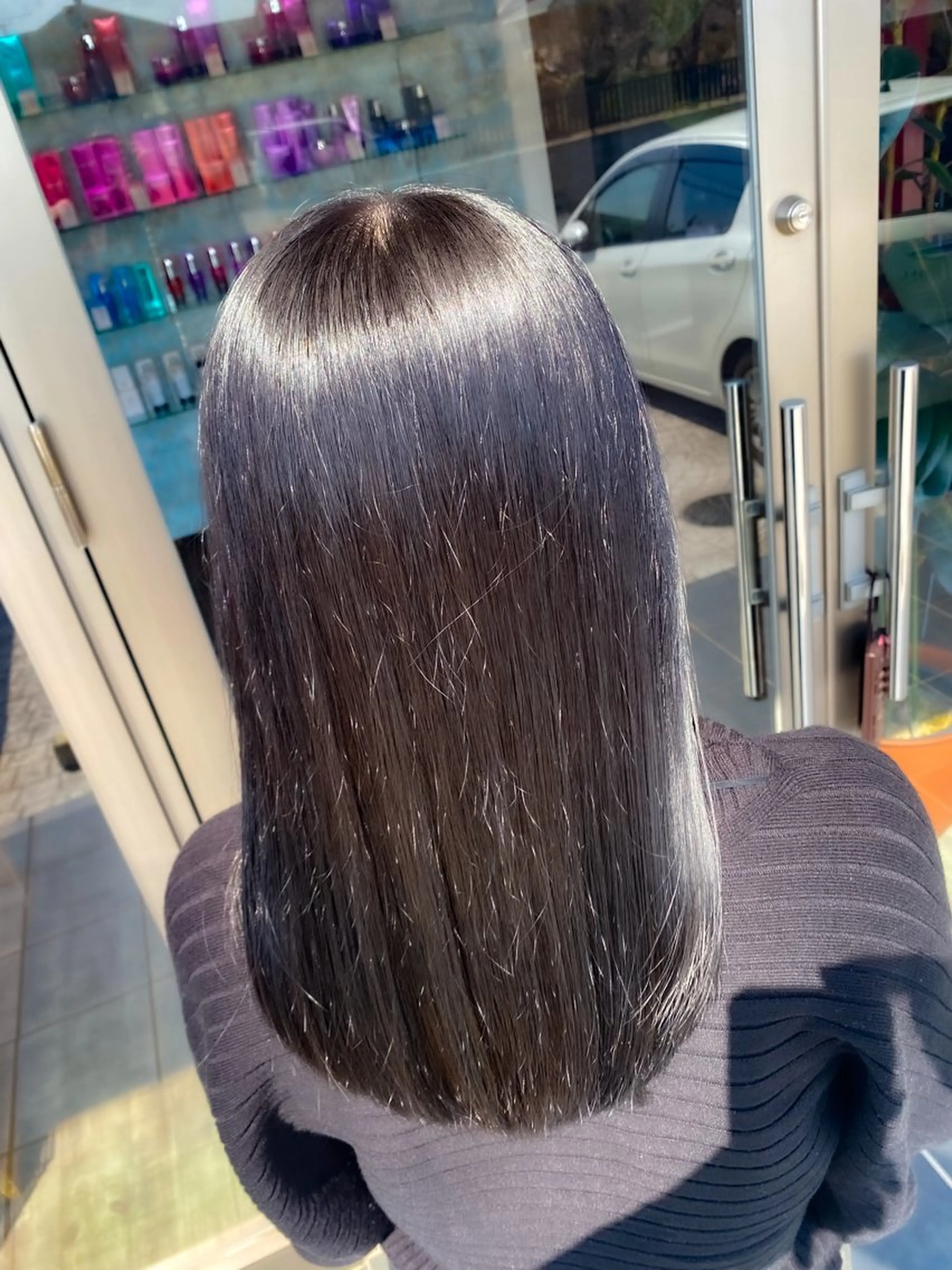 ミディアム 髪質改善 縮毛矯正 トリートメント ヘアカラー トリートメント 美容室Limb所属・髪質改善/縮毛/小林 水葵のヘアスタイル