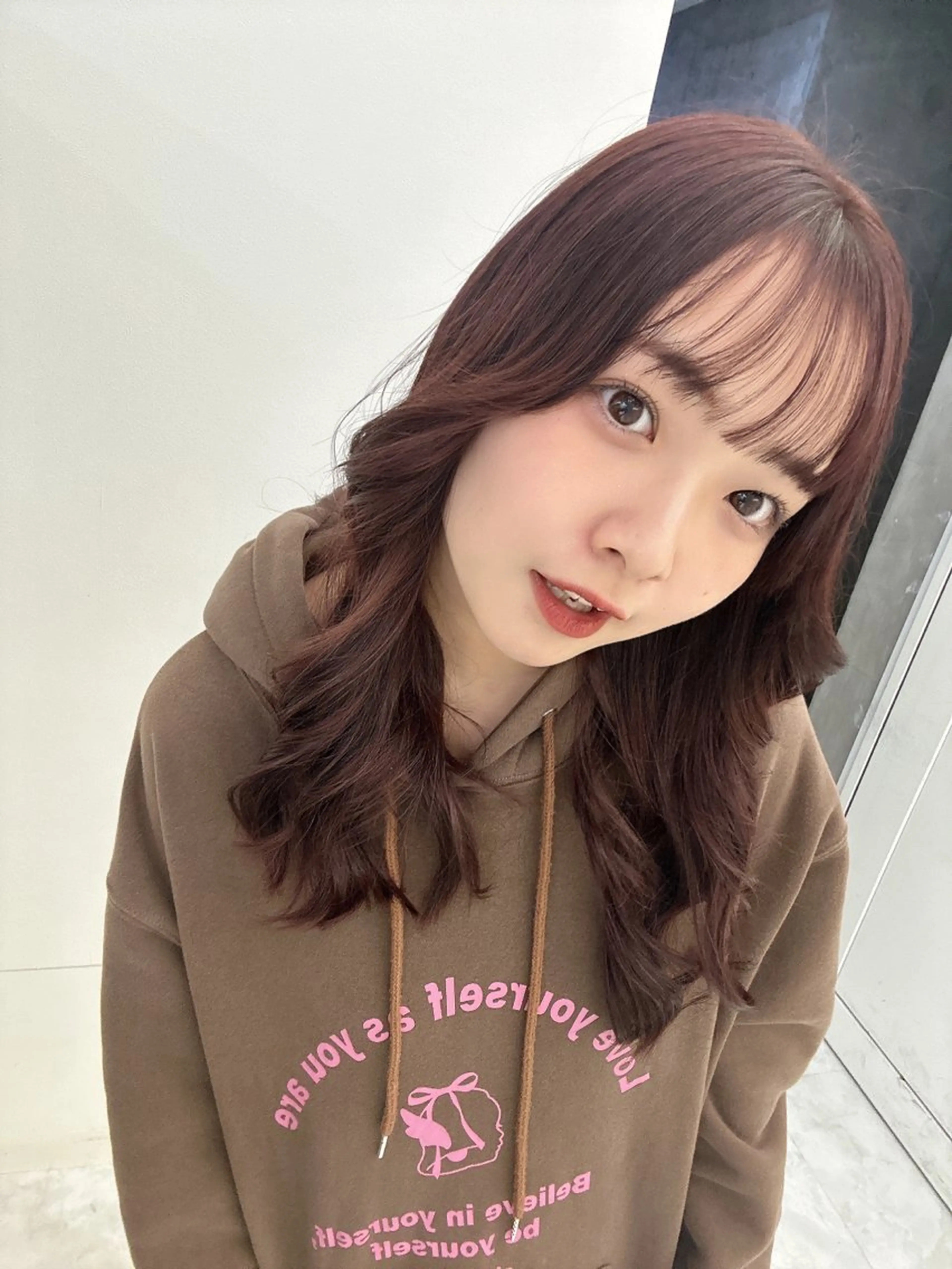 セミロング カラー ヘアアレンジ 愛されカラー🩷 はるなのヘアスタイル