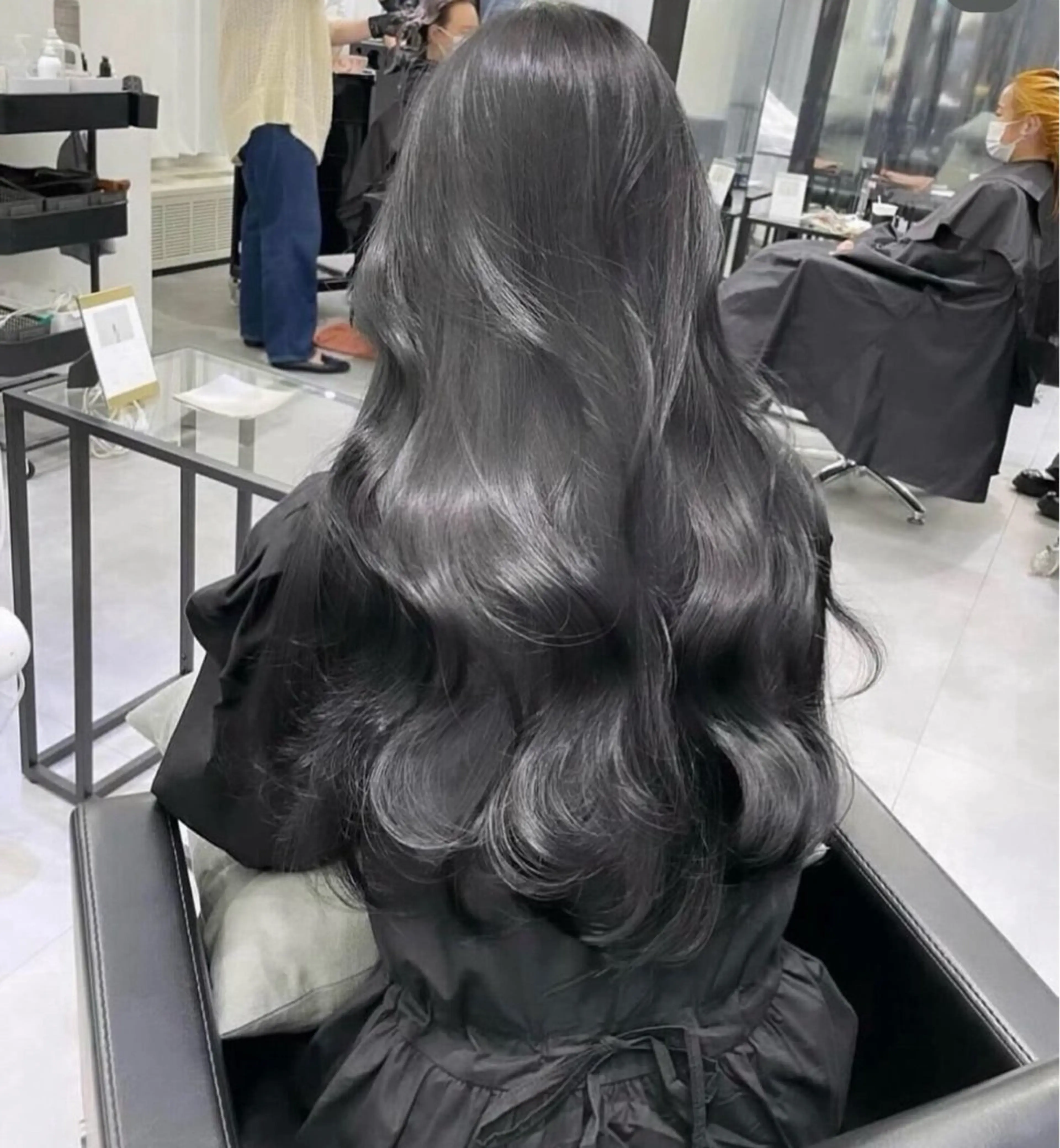 ロング カラー カット ヘアカラー トリートメント AHNKISM所属・髪質改善/艶カラー HANAのヘアスタイル