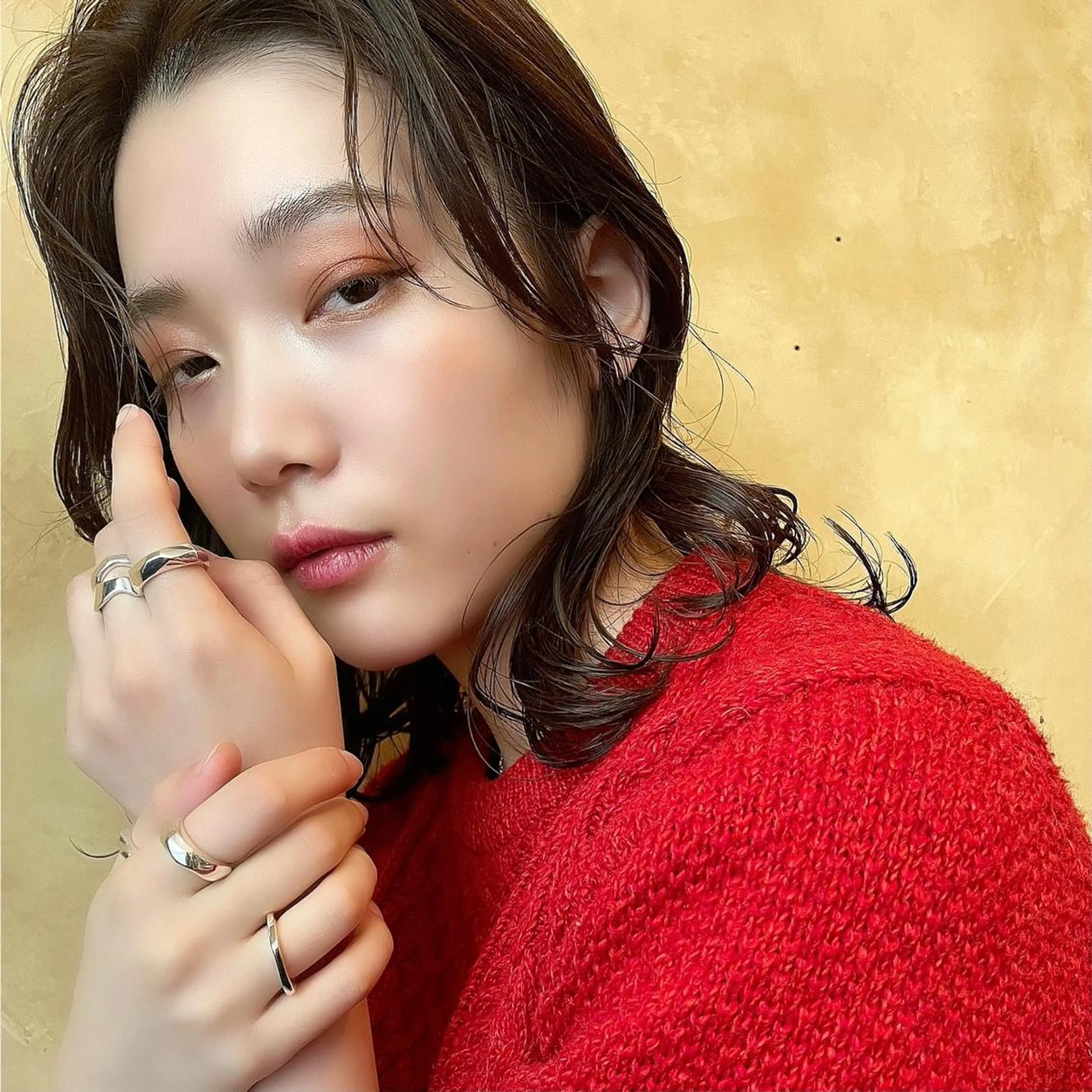 ミディアム カラー パーマ ヘアアレンジ メンズ キッズ ネイル マツエク・マツパ ニシダヒカリ🌙 髪質改善×似合わせのヘアスタイル