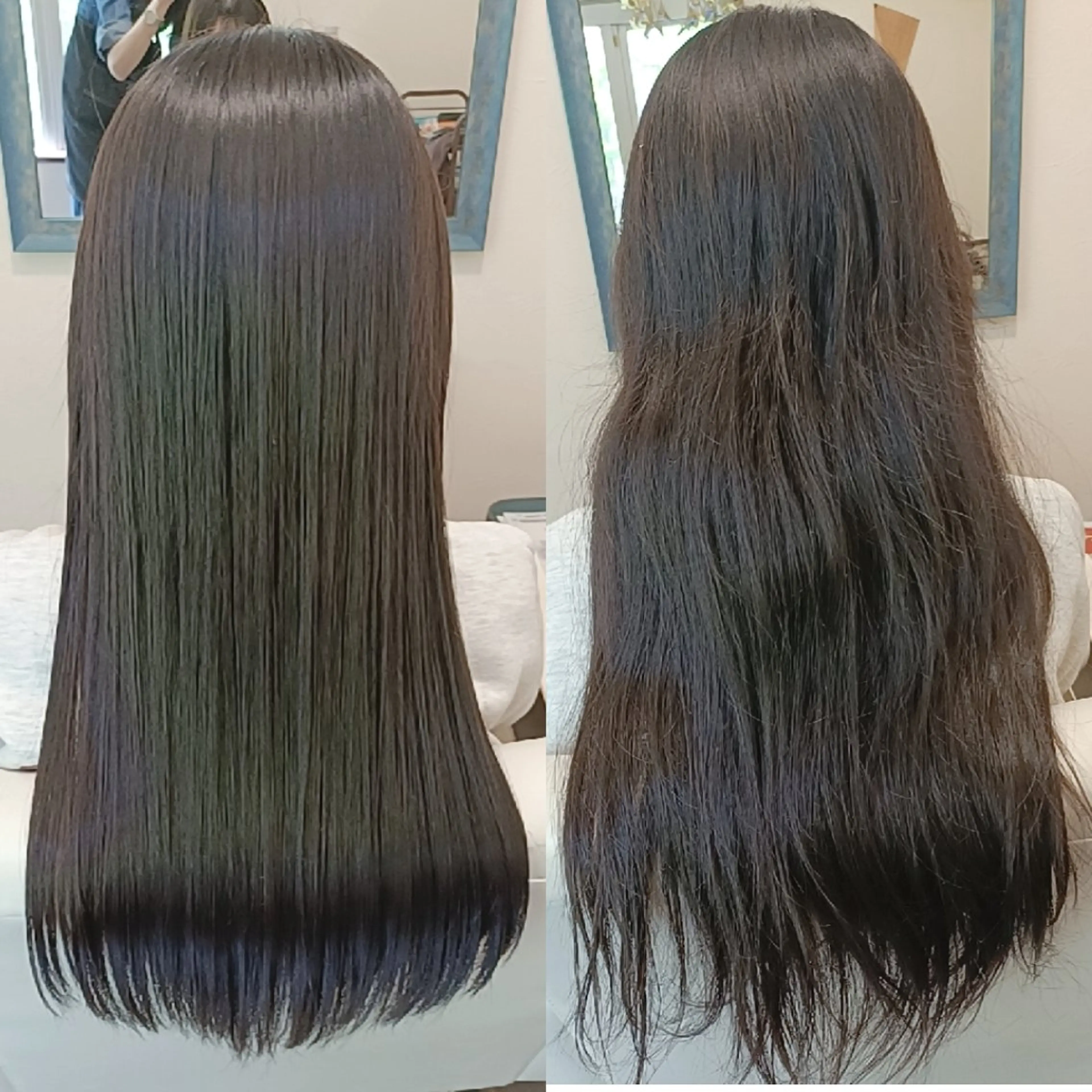 【縮毛矯正】カット＋しっかりまっすぐ縮毛矯正＋髪質改善キュアトリートメントの写真