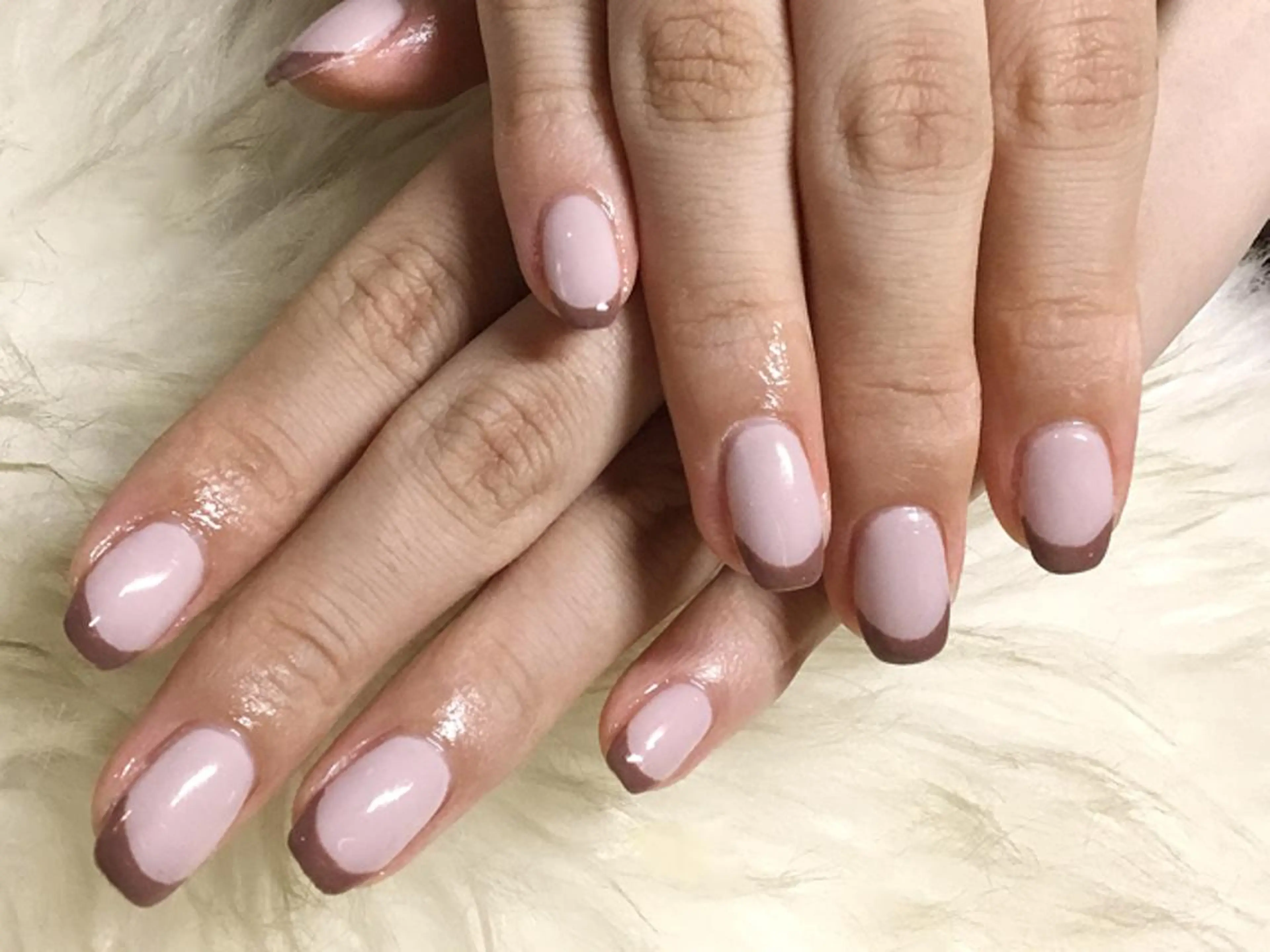 ネイル フレンチネイル ハンドネイル A. Fukushimaのネイルデザイン